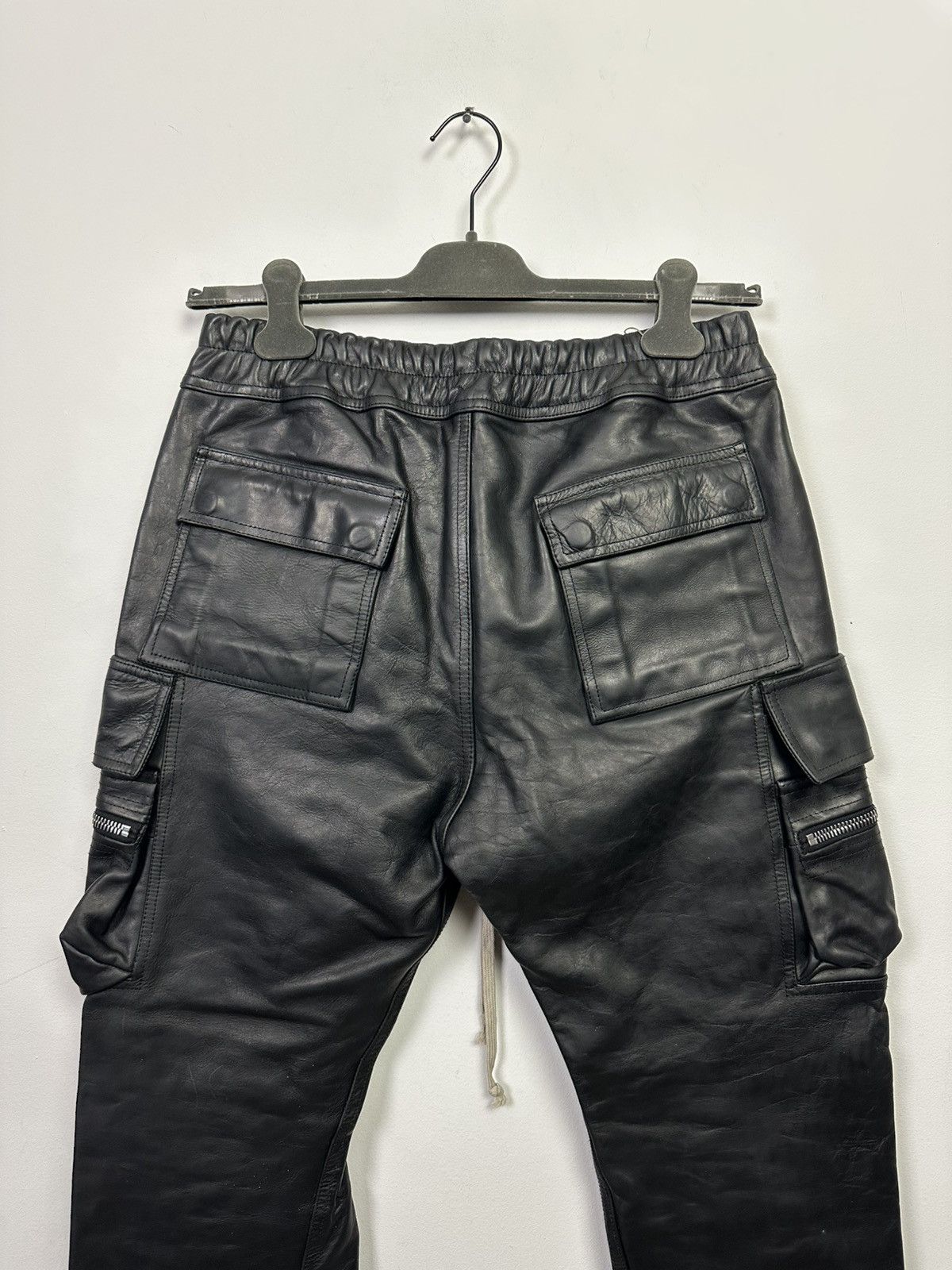 Rick Owens SS24 ‘LIDO’ Heavy Calfskin Cargojoggers Size US 34 / EU 50 - 5 Thumbnail