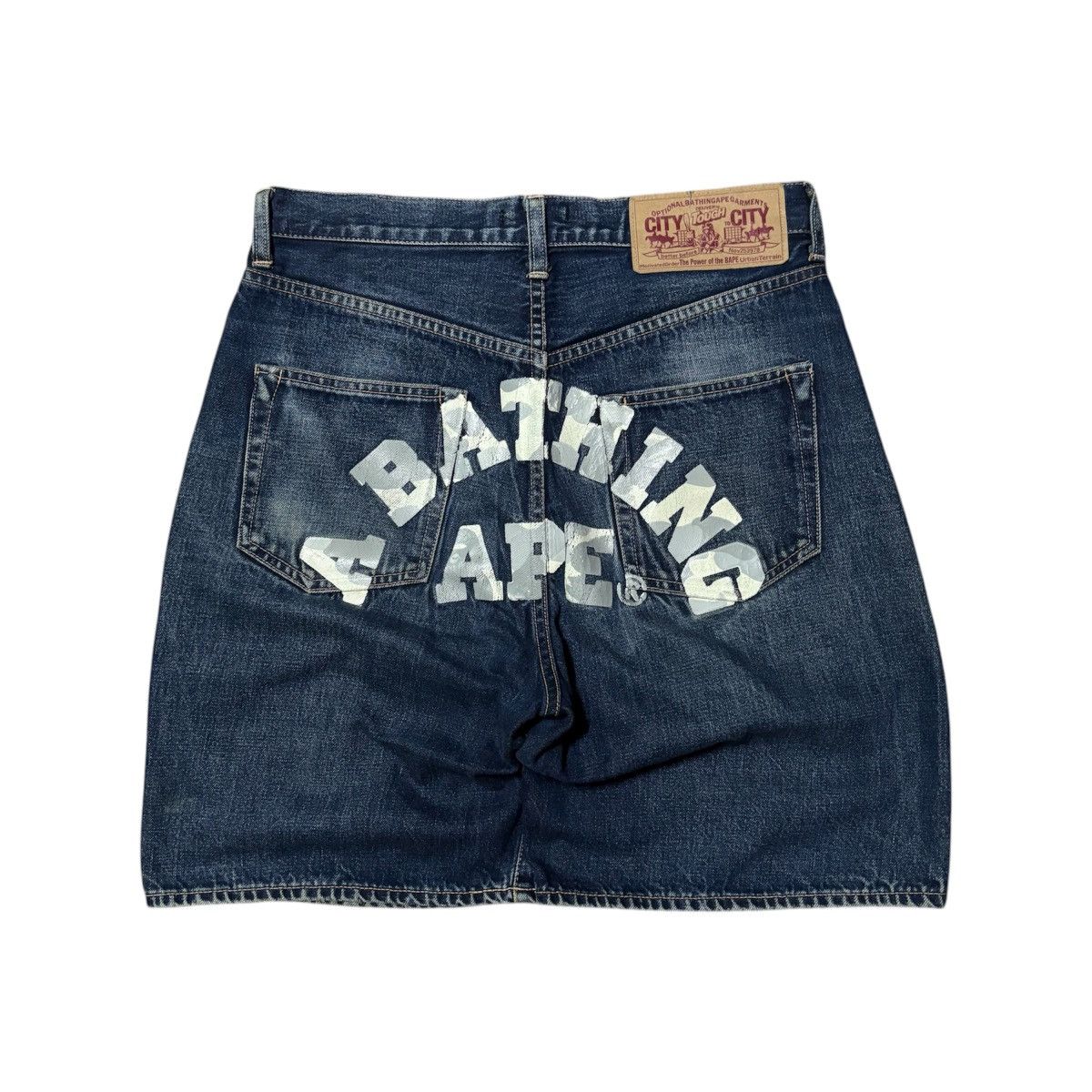 Bape Bape Denim Shorts Size US 32 / EU 48 - 1 Thumbnail