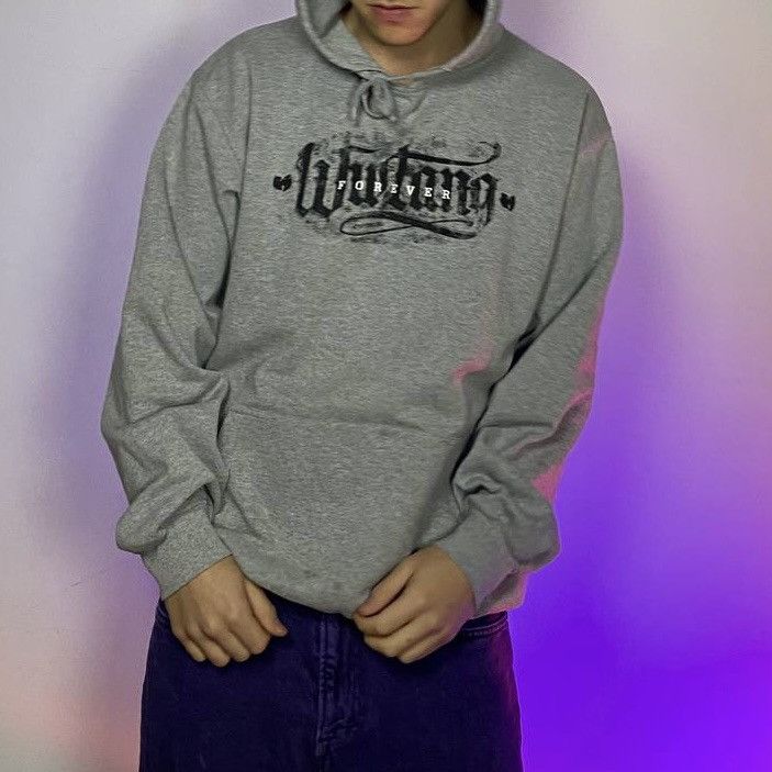 Vintage × Wu-Tang Clan ⭐️VINTAGE⭐️ Wu Tang Forever Grey WuWear Printed Hoodie Size US XL / EU 56 / 4 - 2 Thumbnail