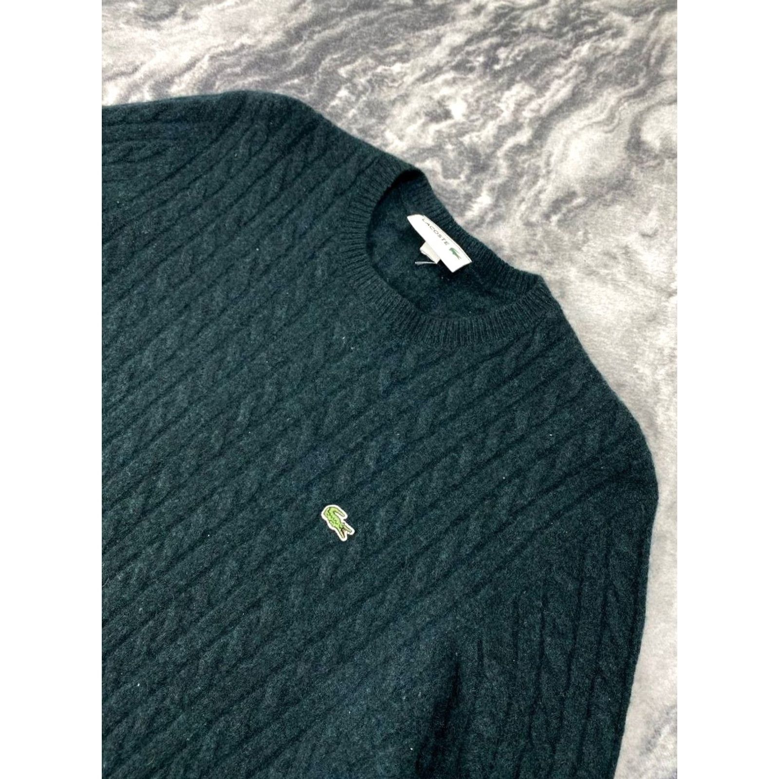 Lacoste Lacoste Wool Sweatshirt Knits Pullover Sweater Men Size S Green Size US S / EU 44-46 / 1 - 2 Thumbnail