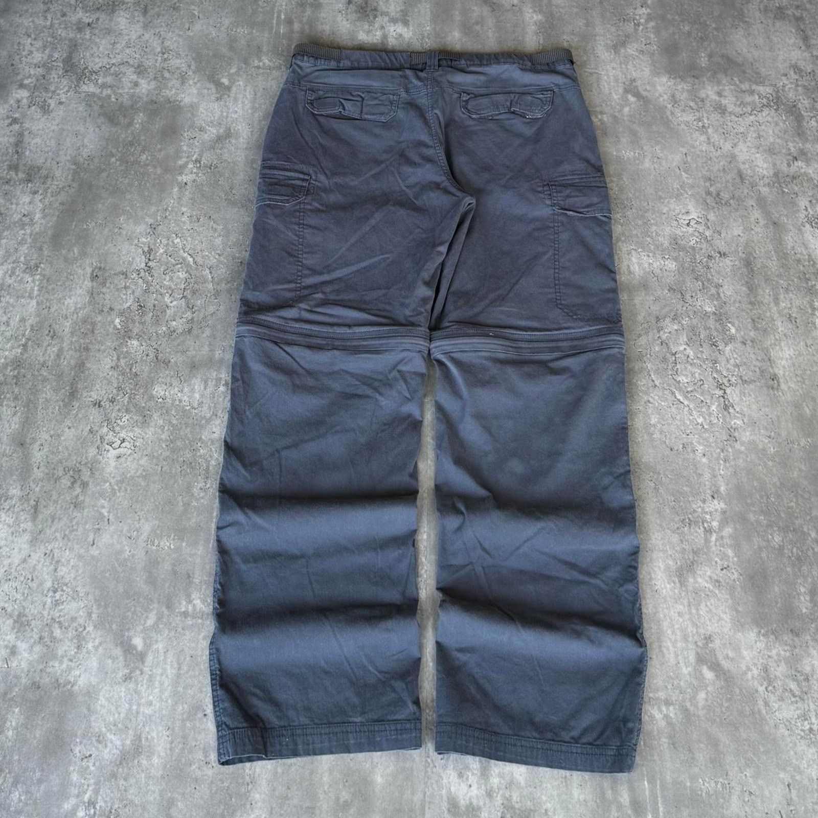 Japanese Brand × Vintage Vintage Y2K Faded Blue Tactical Utility Cargo Pants Size US 35 - 2 Thumbnail