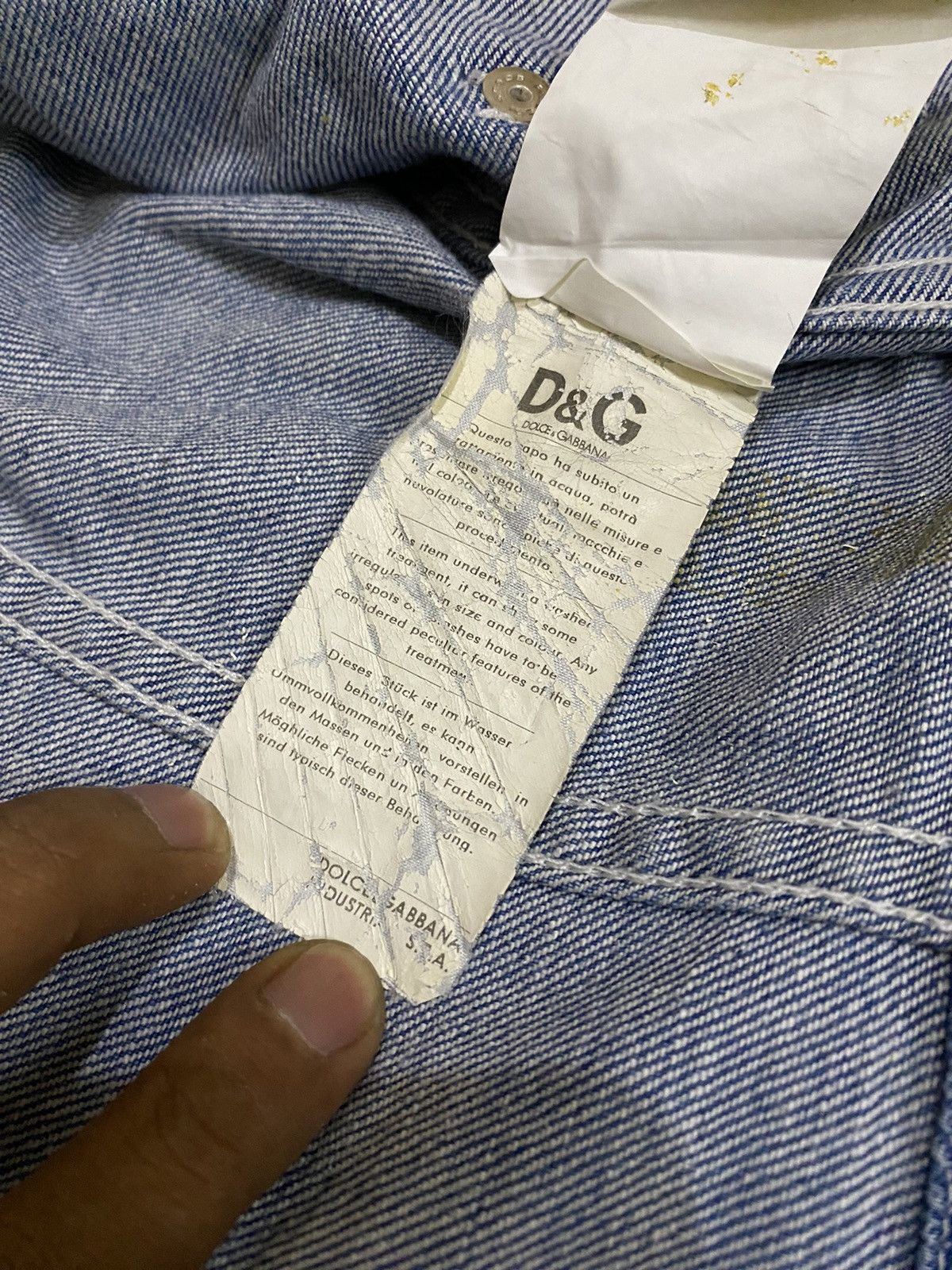 Dolce & Gabbana AD2005 Dolce & Gabbana Denim Jacket Womens Size S / US 4 / IT 40 - 10 Thumbnail