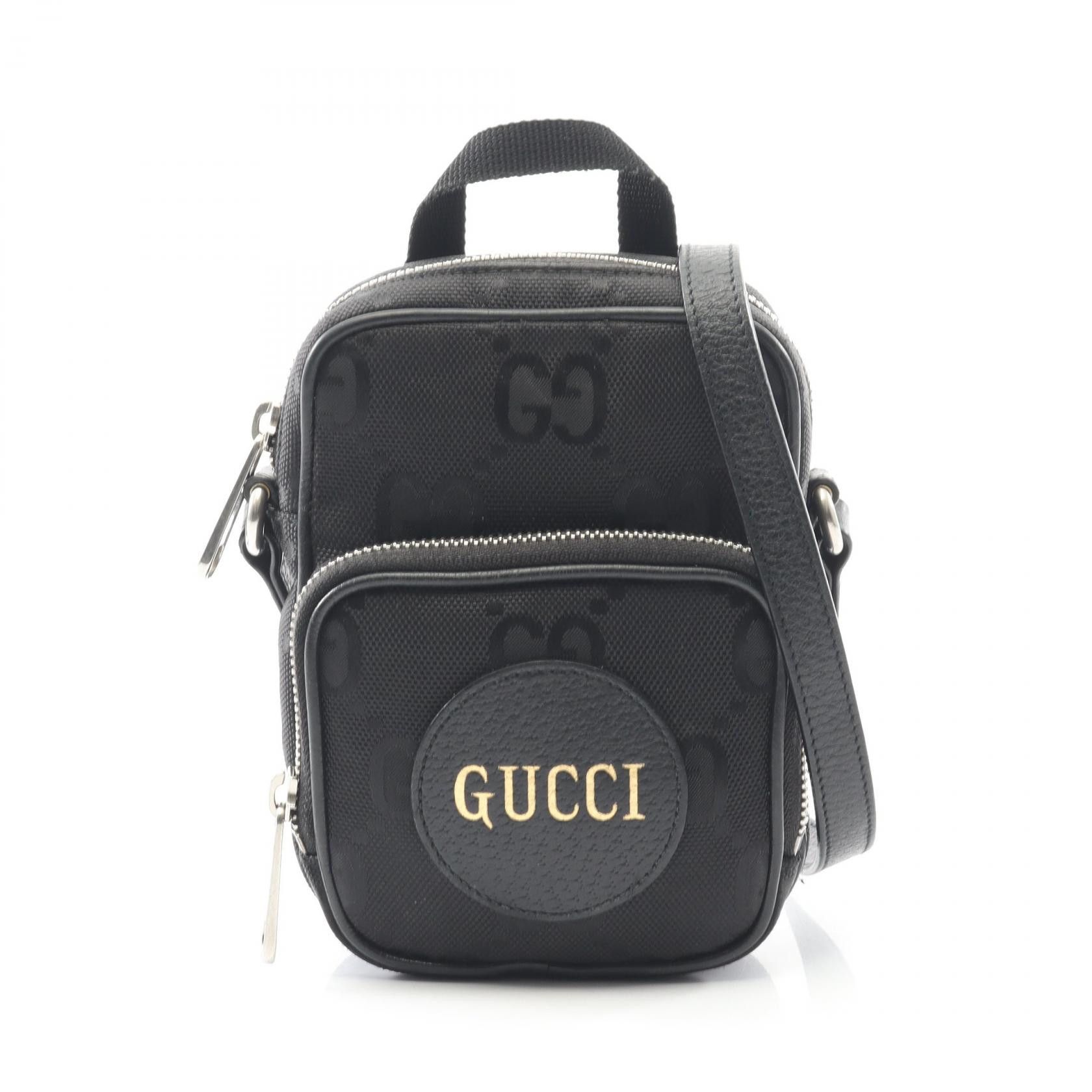 Gucci Gucci Gucci Off The Grid Leather Nylon Canvas Shoulder Bag Leather Shoulder Bag 643882 DUTY FREE for USA Size ONE SIZE - 1 Thumbnail