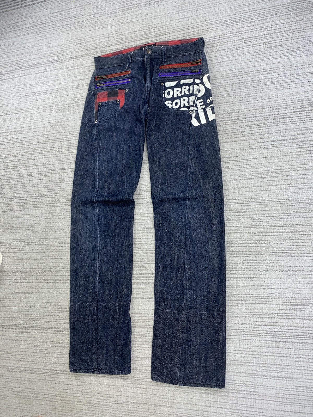 Hysteric Glamour Vintage Sorridere Hysteric Style Punk Design Denim Pants Size US 31 - 6 Thumbnail