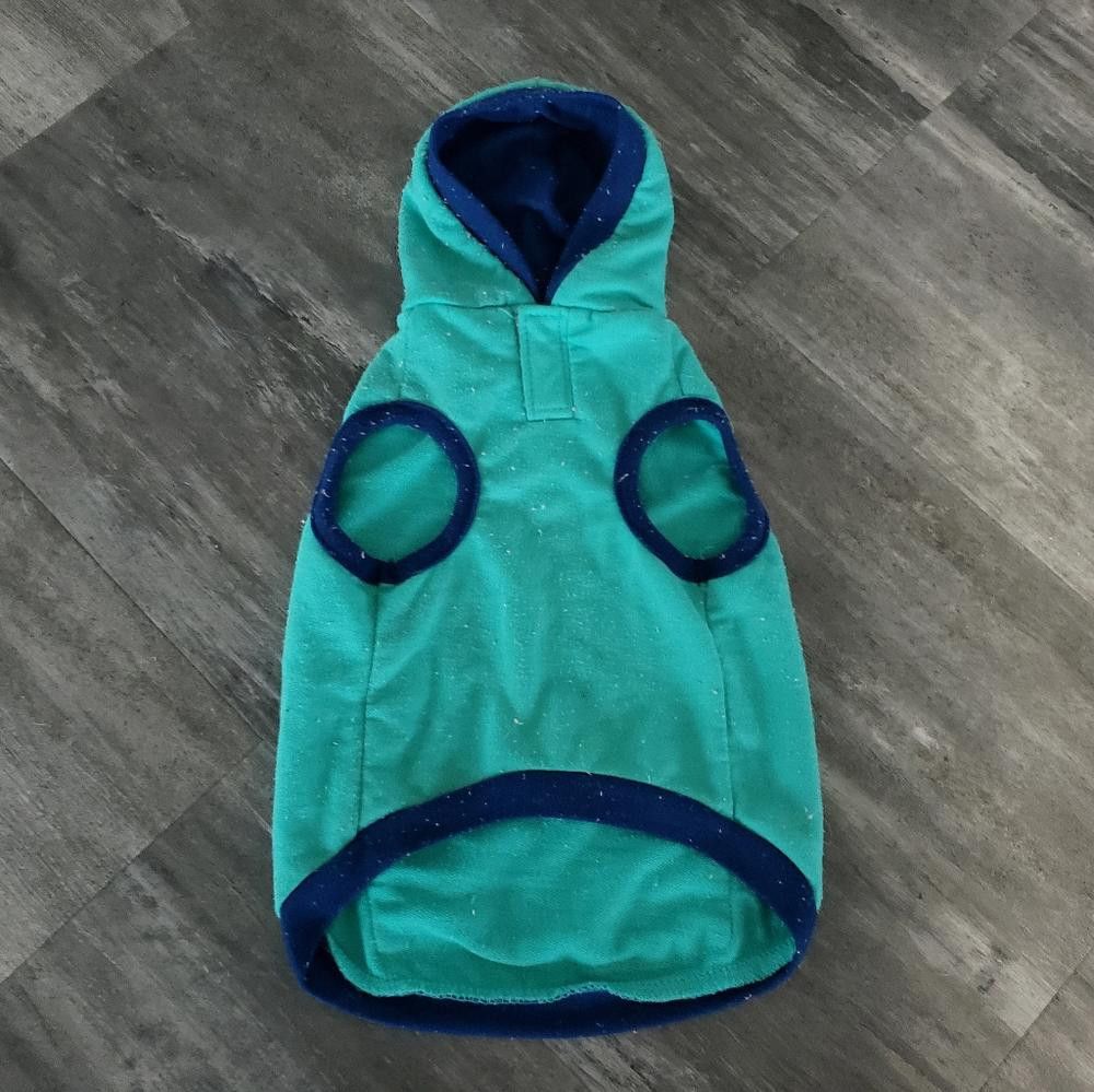 Designer Turquoise Squat Team TP SP17 Dog Hoodie Size ONE SIZE - 2 Thumbnail