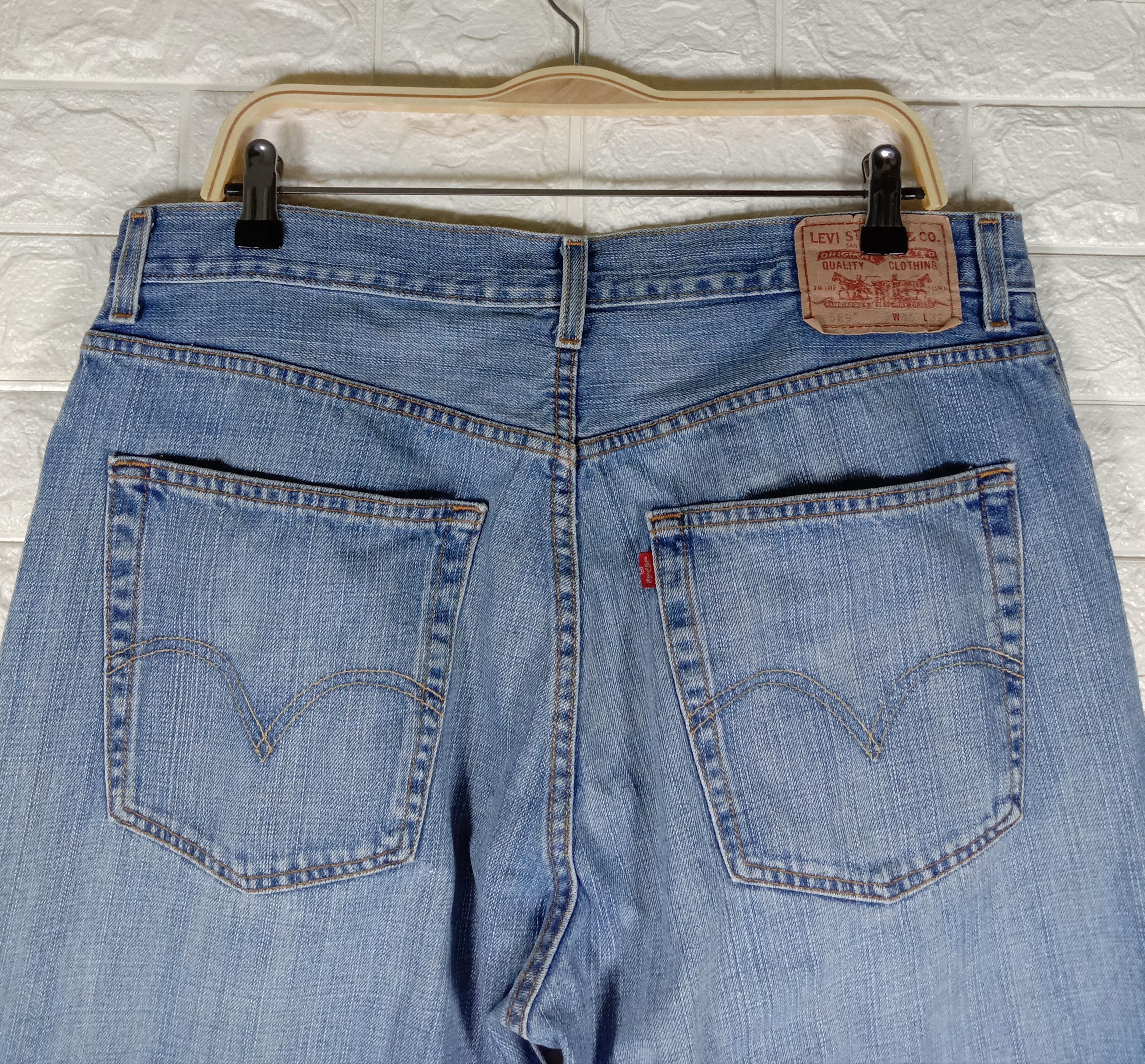 Levi's Vintage Levi's 569 Jeans Blue Wash Loose Straight Denim Size US 36 / EU 52 - 6 Thumbnail