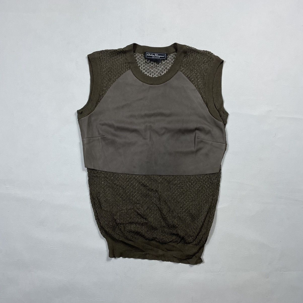 Salvatore Ferragamo SALVATORE FERRAGAMO SLEEVELESS TOP Size S / US 4 / IT 40 - 1 Thumbnail