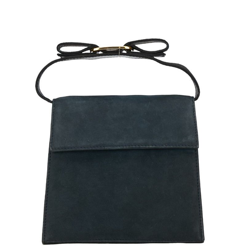 Salvatore Ferragamo Salvatore Ferragamo Salvatore Ferragamo Suede Leather Vara Ribbon Handbag Leather Handbag in Very Good Condition Size ONE SIZE - 1 Thumbnail