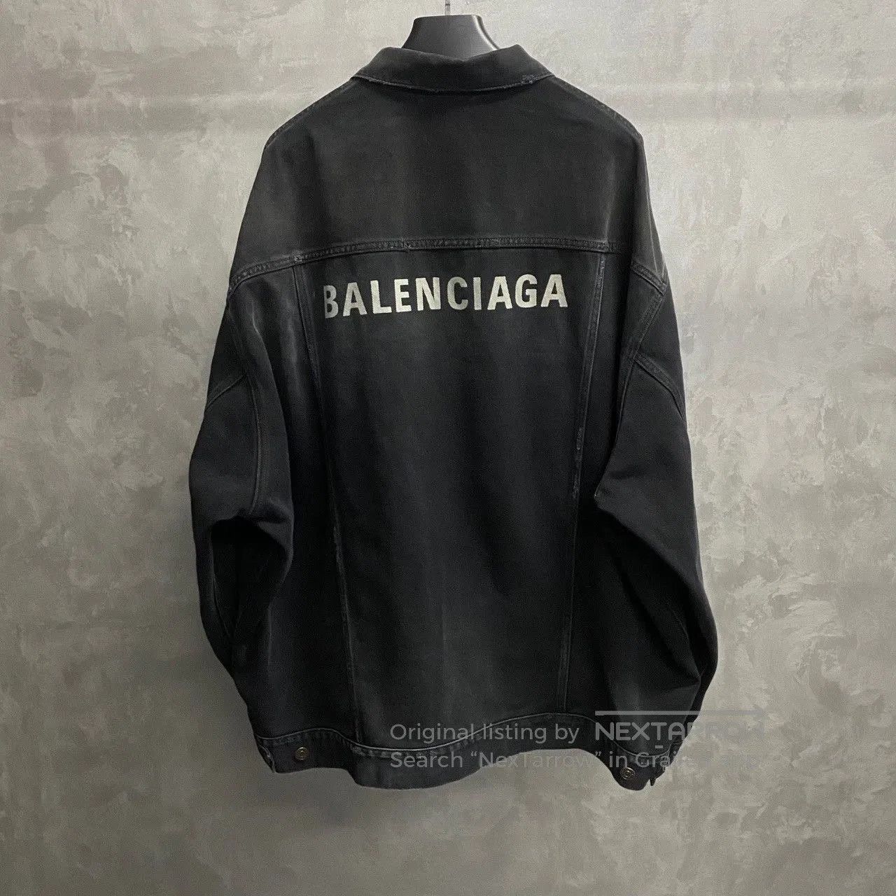 Balenciaga Balenciaga 2023 Embroidered Logo Denim Jacket. Size US M / EU 48-50 / 2 - 2 Thumbnail