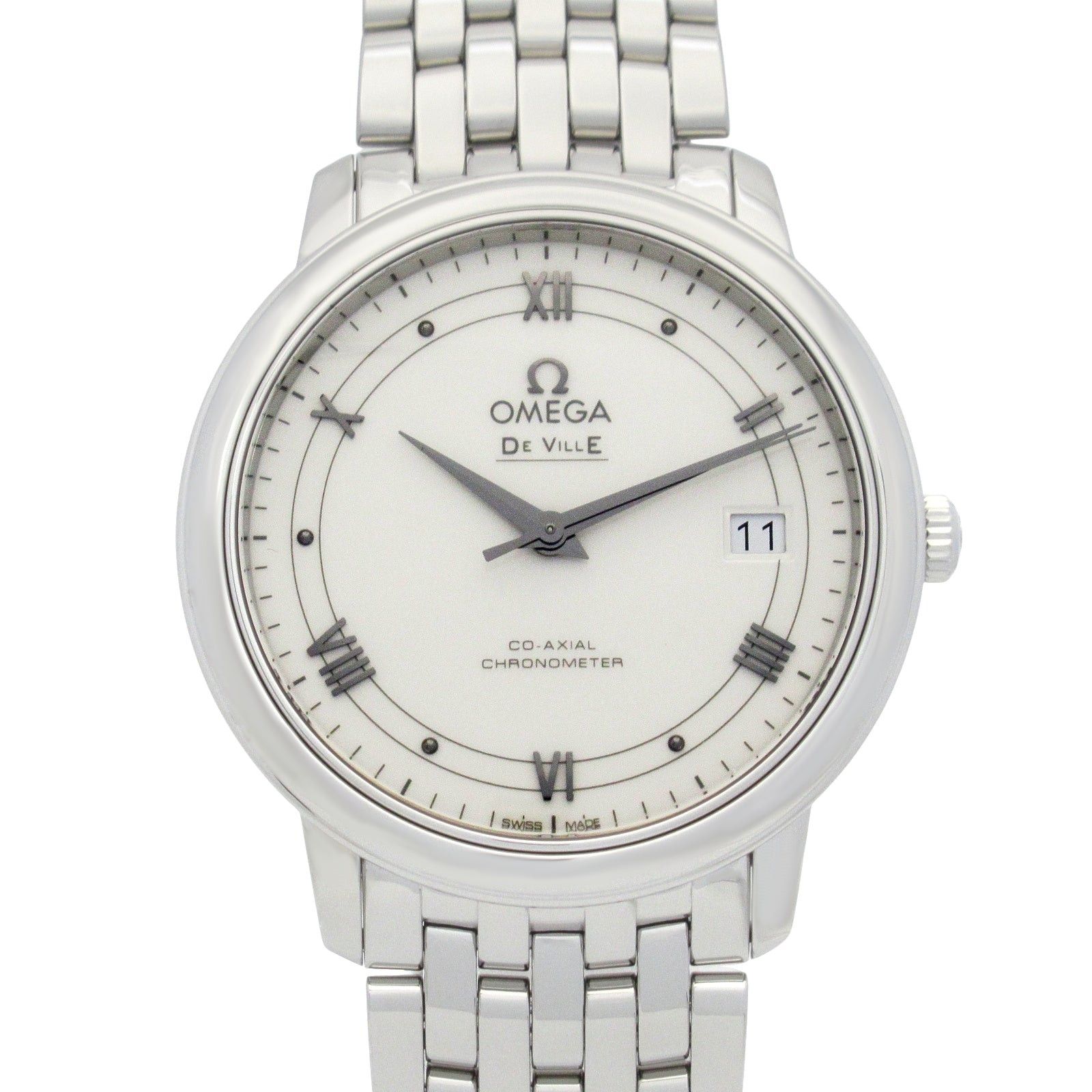 Omega Omega De Ville Prestige Mens Watch Automatic Winding Stainless Steel White Size ONE SIZE - 1 Thumbnail