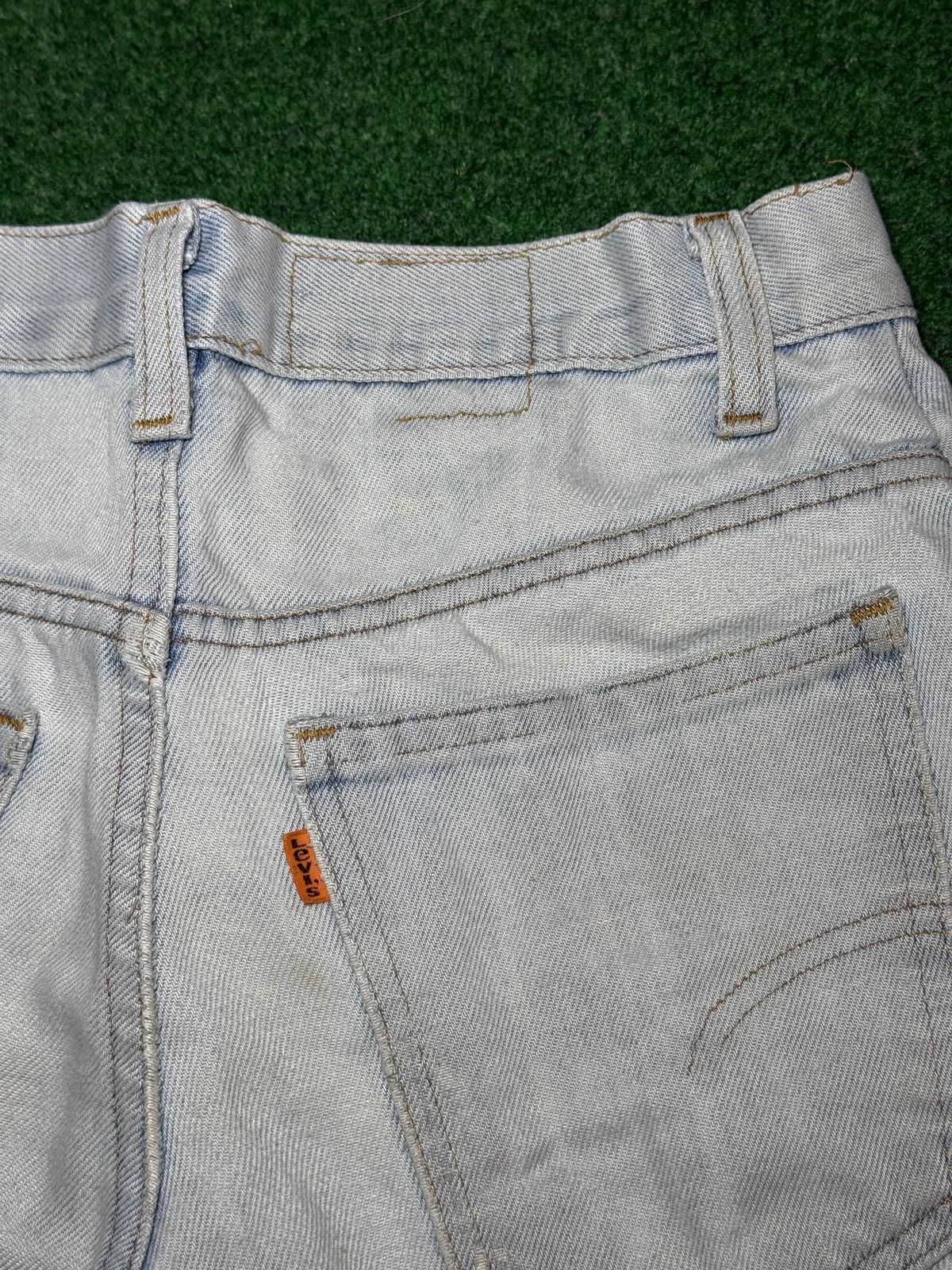 Levi's Vintage Clothing Levis Cutoff Jorts 28 Light Wash Distressed Denim Shorts Size 28" / US 6 / IT 42 - 2 Thumbnail