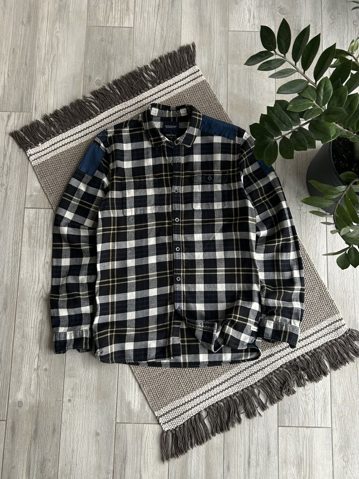 Scotch & Soda Scotch & Soda Flannel Patch Shirt Men’s Size US M / EU 48-50 / 2 - 1 Thumbnail