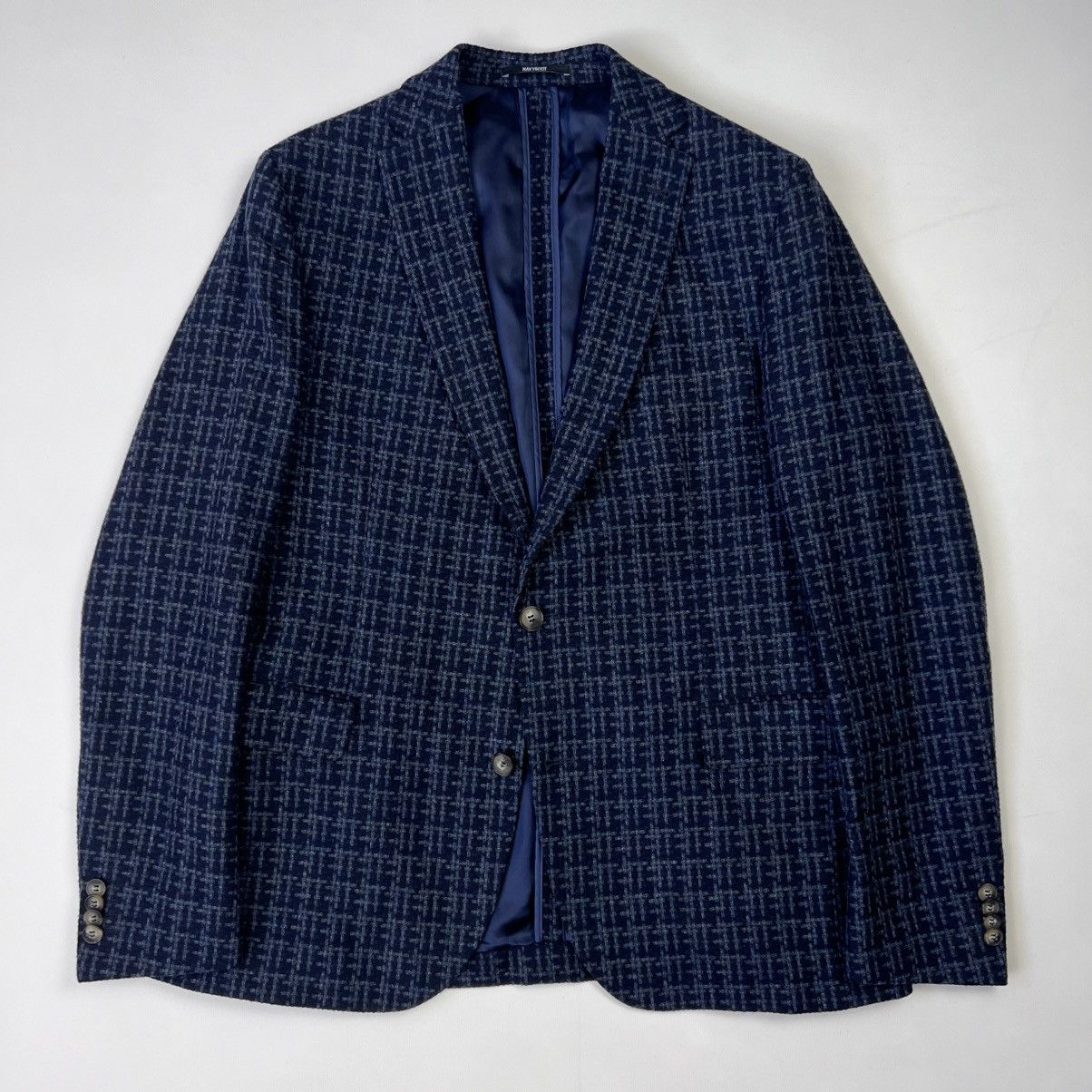 NAVYBOOT Navyboot wool cashmere textured blazer jacket sport coat Size US L / EU 52-54 / 3 - 1 Thumbnail