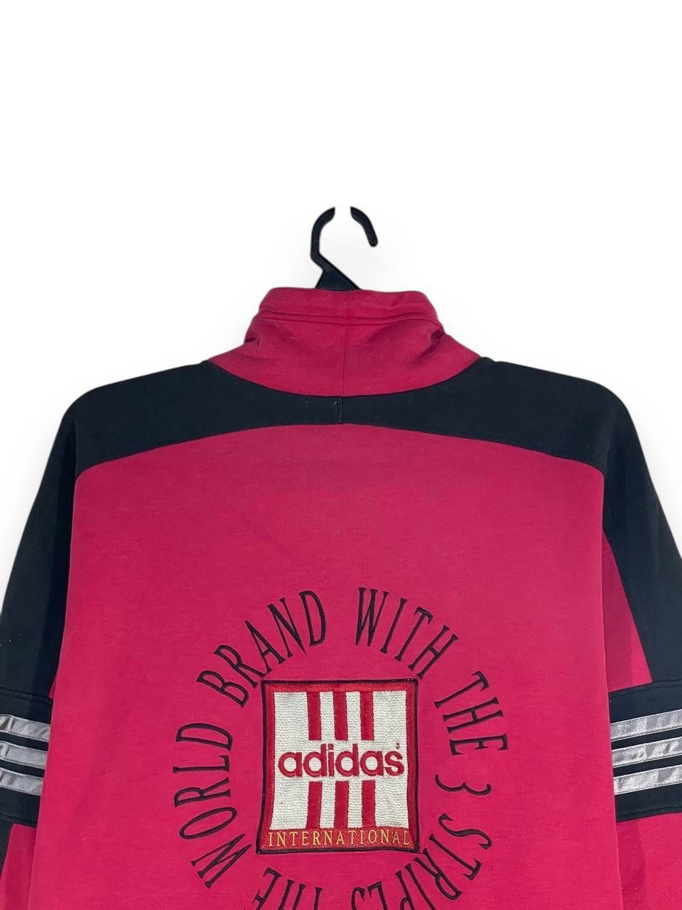Adidas Vintage 90s adidas sweatshirt jumpuer pullover size L Size US L / EU 52-54 / 3 - 4 Thumbnail