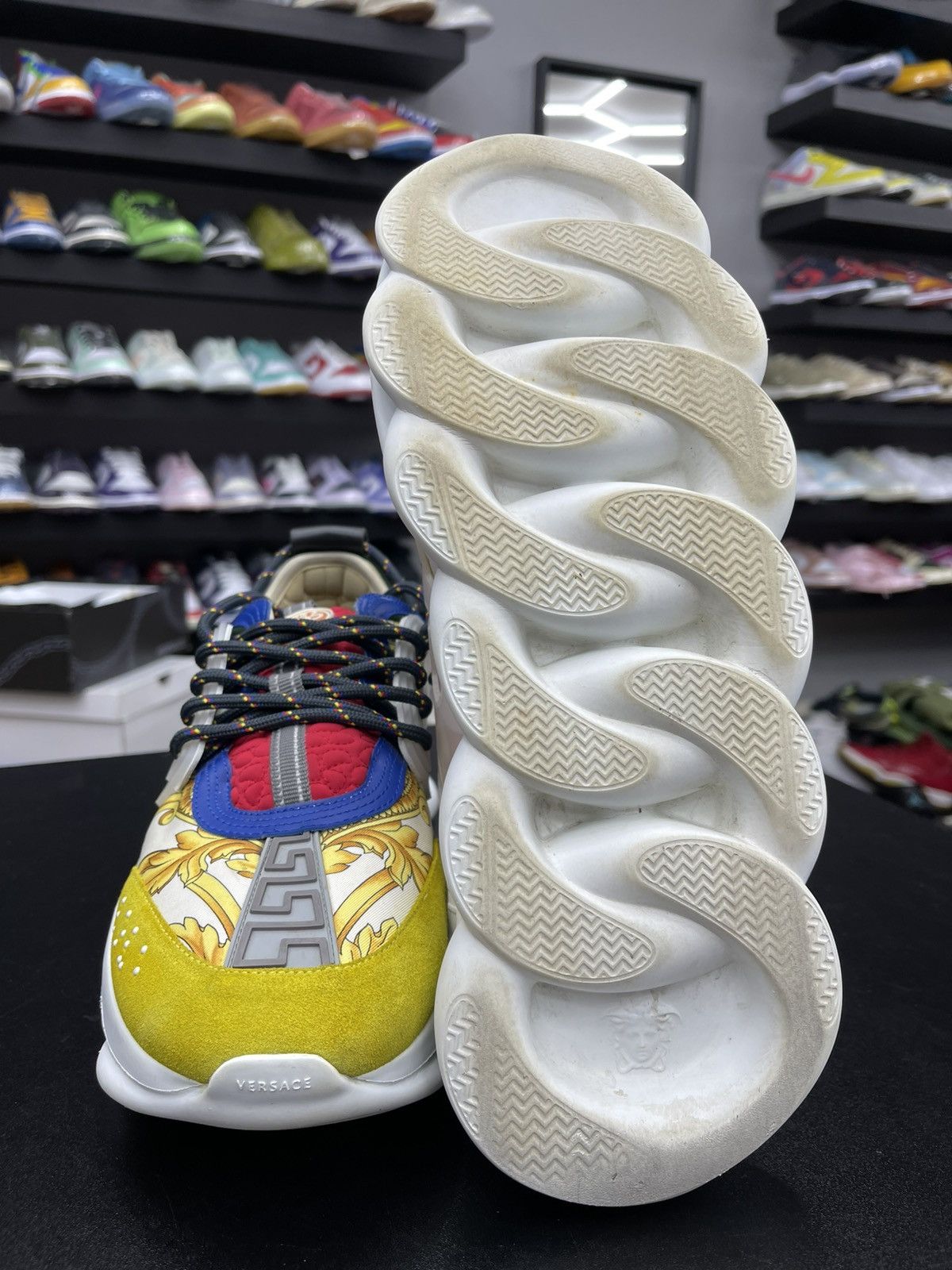 Versace Size 10US/43EU - Versace Chain Reactions Multi Color Size US 10 / EU 43 - 7 Thumbnail