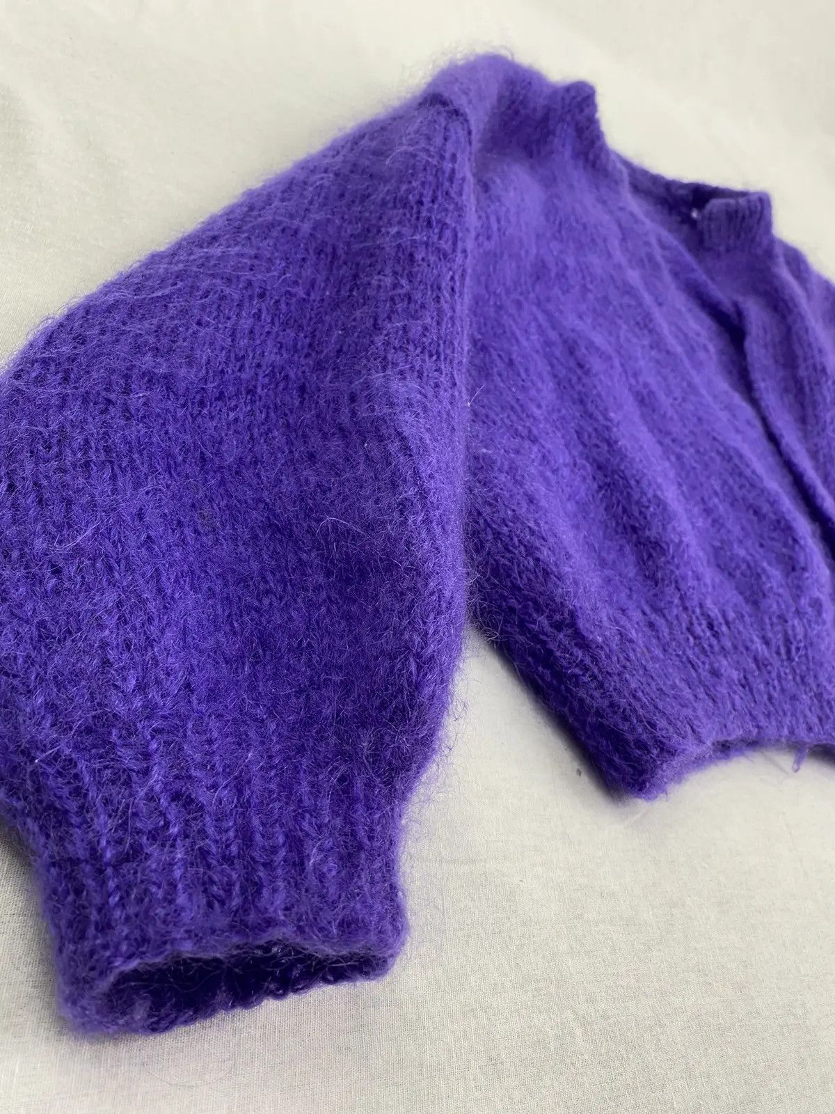 Vintage Vintage hand knit Mohair cardigan Size US M / EU 48-50 / 2 - 3 Thumbnail