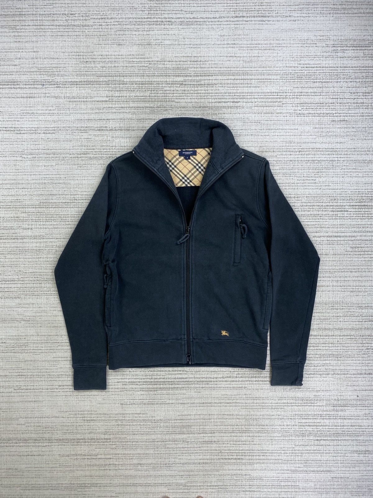 Vintage Burberry London Embroidery Logo Nova Check Jacket