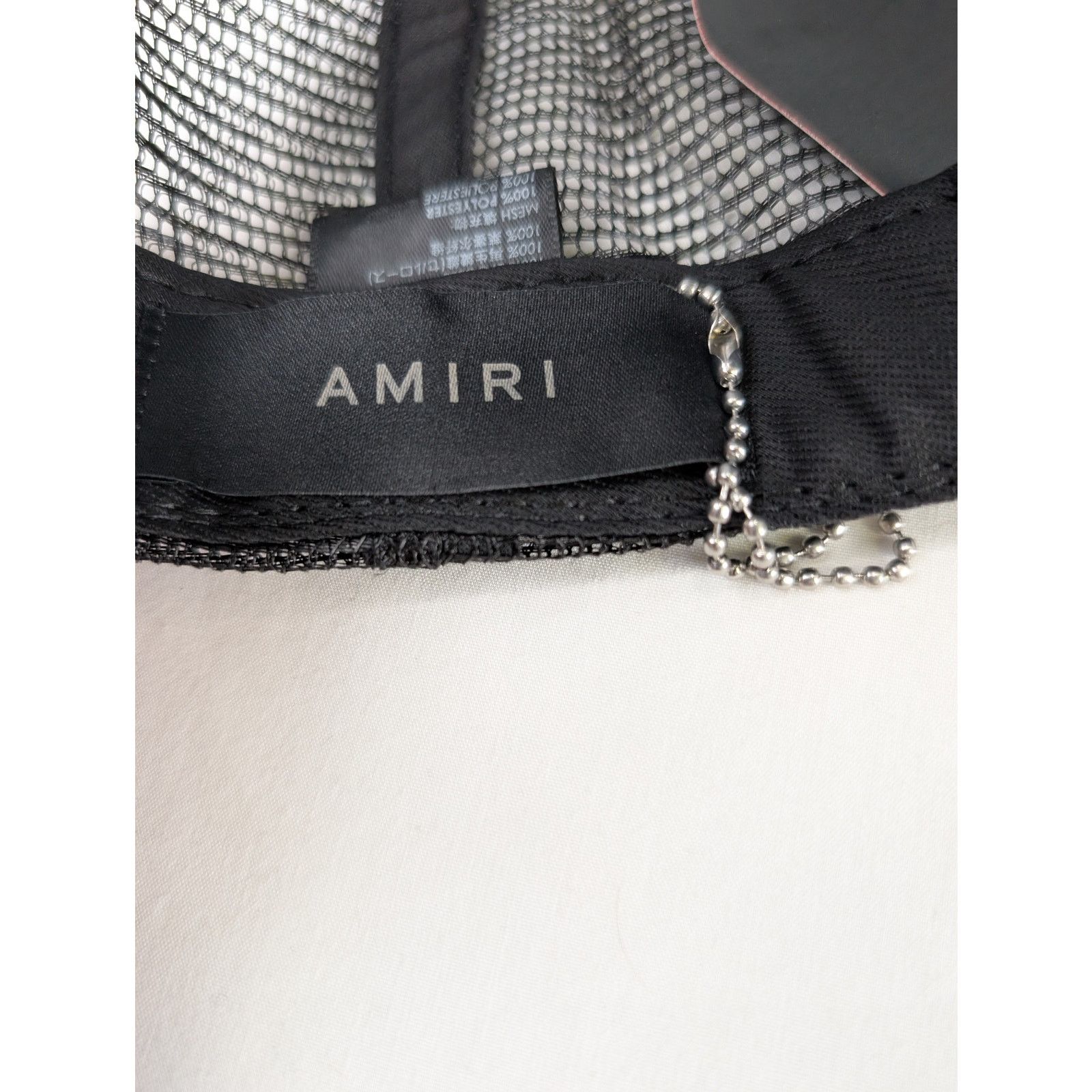 Amiri o1rshd1 Q:4 / Core Logo Trucker Cap / Hat in Black/Yellow Size ONE SIZE - 12 Thumbnail