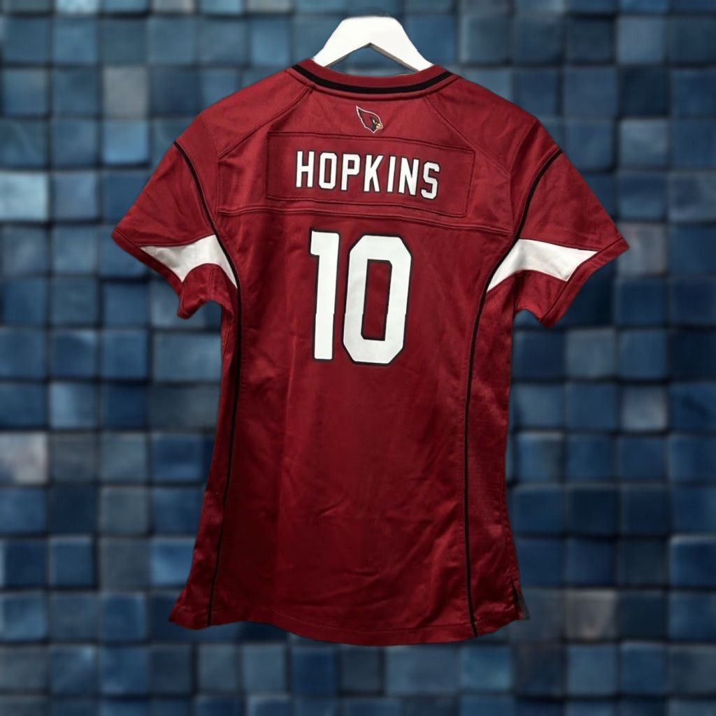 Nike Nike NFL Arizona Cardinals DeAndre Hopkins Jersey Women S Red Breathable Short Sleeve V-Neck T-Shirt Size S / US 4 / IT 40 - 1 Thumbnail