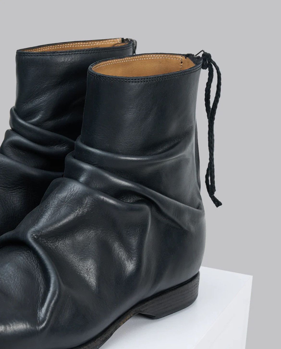 Yohji Yamamoto CROPPED CREASE BOOTS Size US 9 / EU 42 - 5 Thumbnail