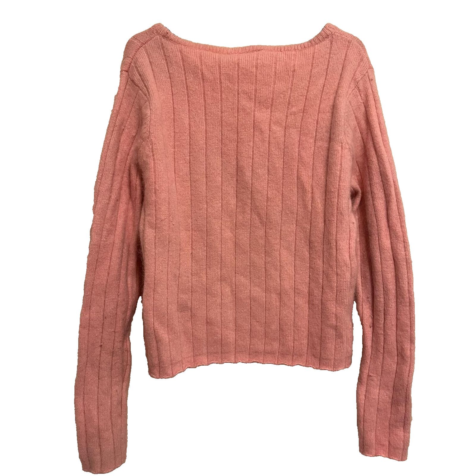 Marc Newson Newport News Angora Lambswol Women's pink top Size L A000160 Size L / US 10 / IT 46 - 3 Thumbnail