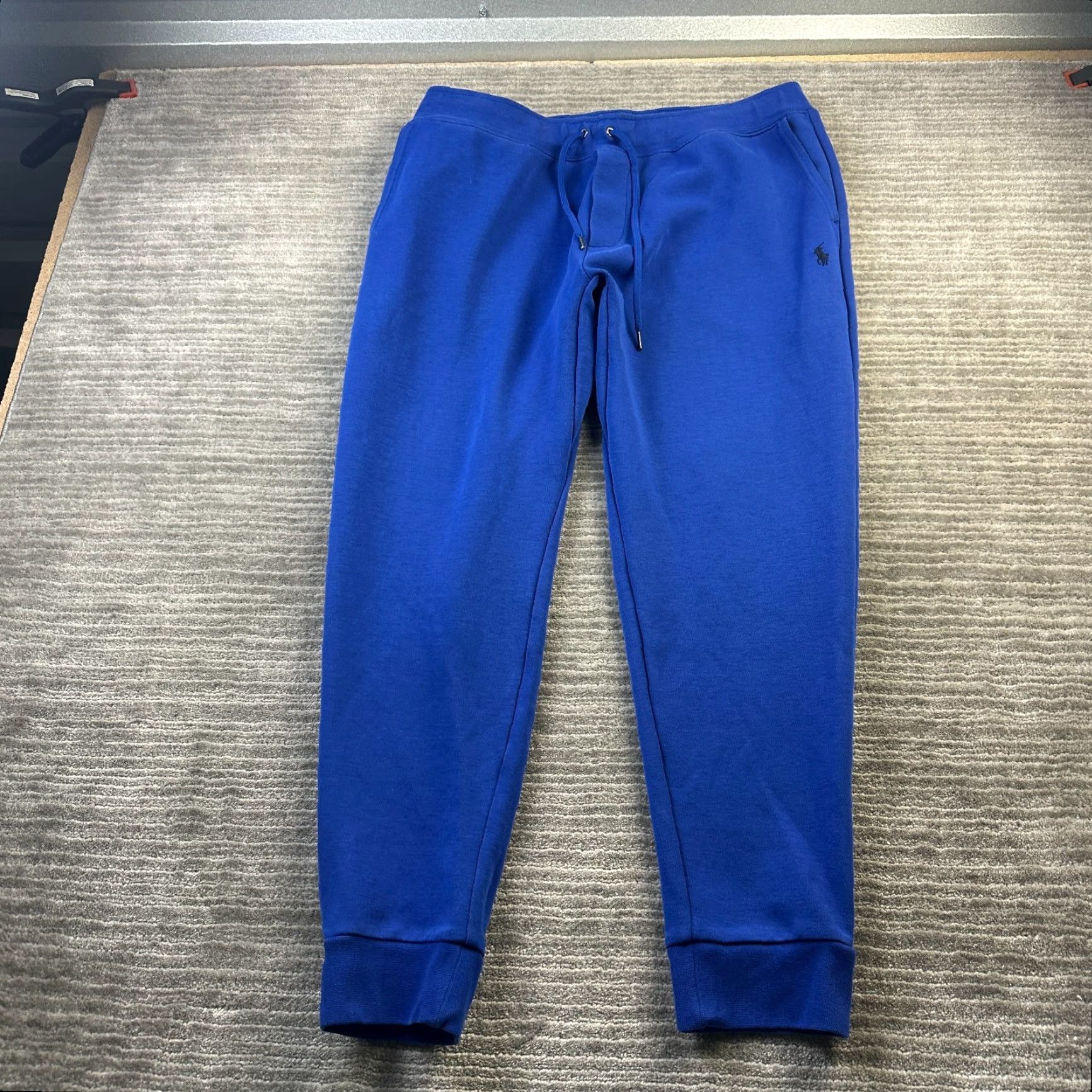Polo Ralph Lauren Polo Ralph Lauren Pants Mens XL Blue Joggers Double Knit Tech Fleece Size US XL / EU 56 / 4 - 2 Thumbnail