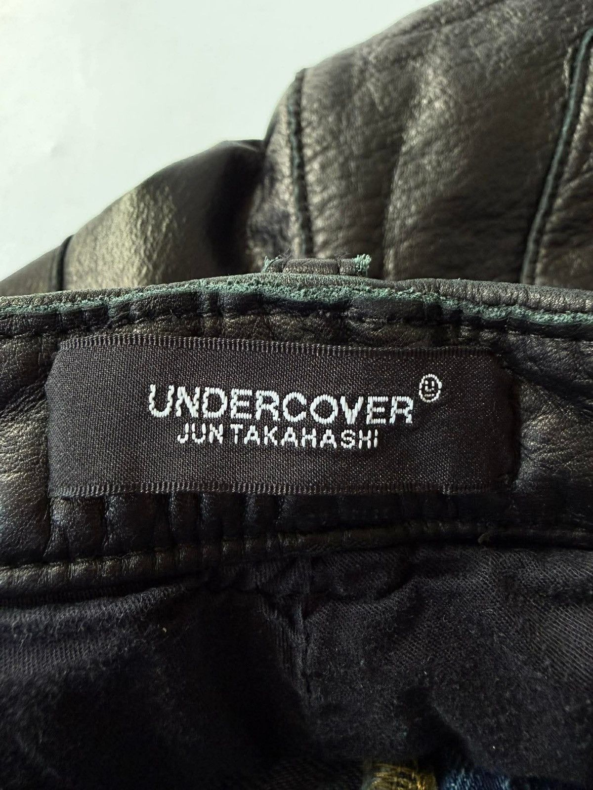 Undercover Undercover - Switching Leather Denim Pants Size US 29 - 8 Thumbnail