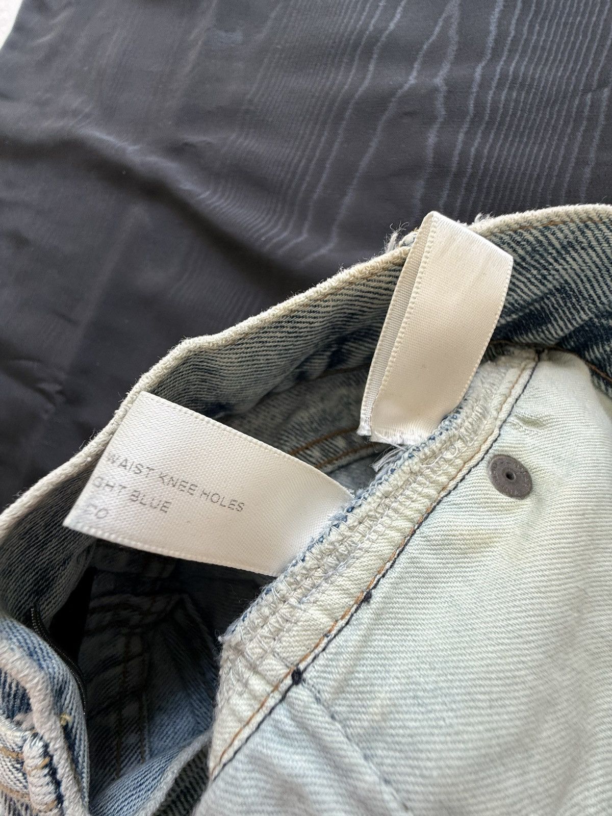 Saint Laurent Paris 1/1 SS16 Saint Laurent knee slit crash hedi jeans 28 sample Size US 28 / EU 44 - 24 Thumbnail