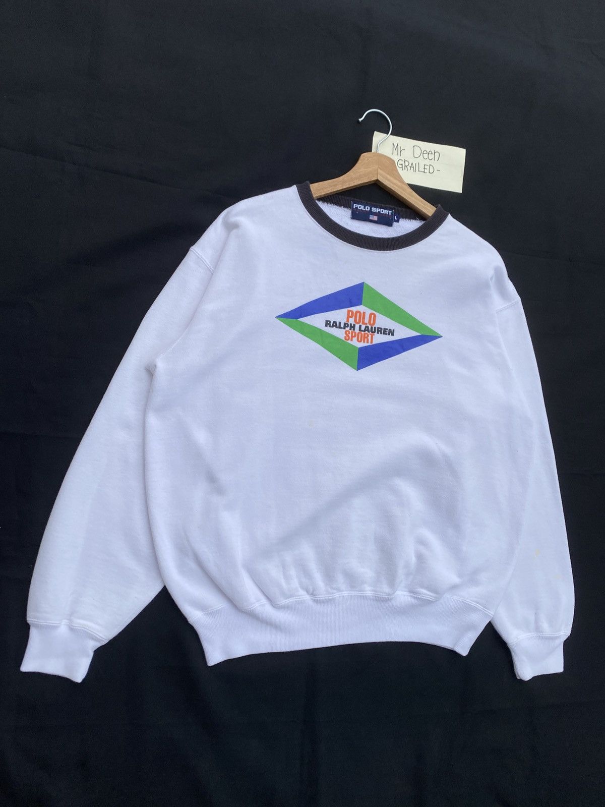 Polo Ralph Lauren Rare Vintage Polo Ralph Lauren Sport Sweater Size US L / EU 52-54 / 3 - 3 Thumbnail