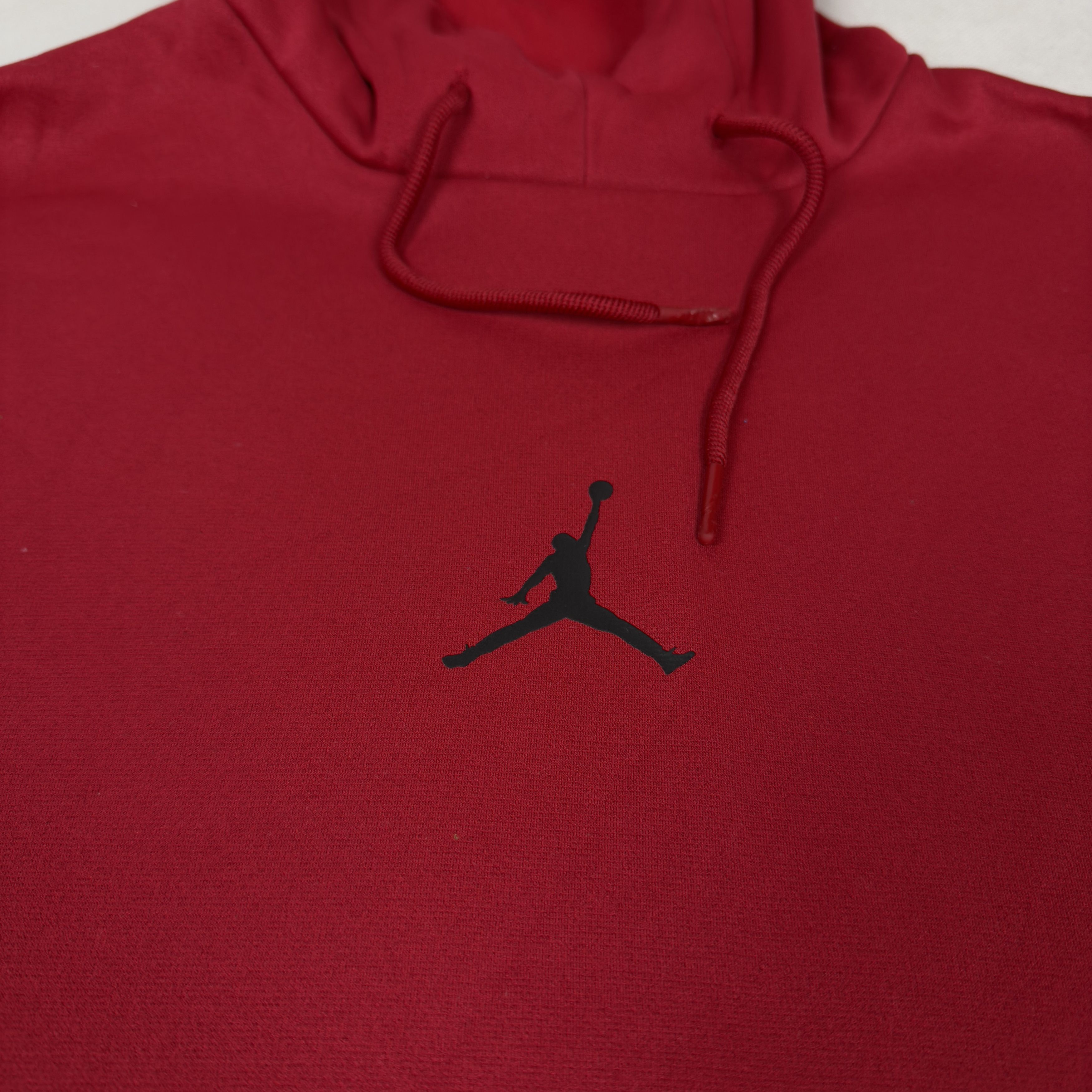 Jordan Brand Air Jordan Men's Red Full Zip Therma Fleece Hoodie Medium Size US M / EU 48-50 / 2 - 2 Thumbnail