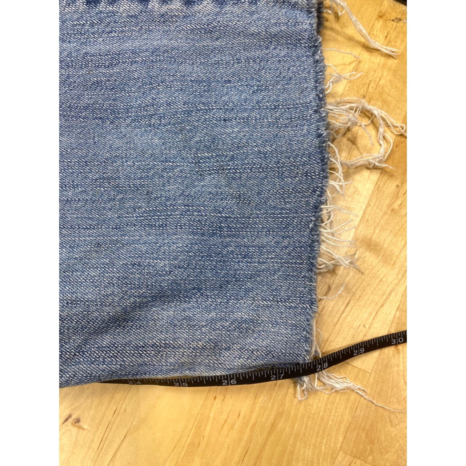 Anchor Blue Anchor Blue Original Denim Jeans Mens 36x28 Blue Light Wash Vintage Straight Jeans Mens 36 Inseam 28 Regular Cotton Denim Relaxed Fit Blue Size US 36 / EU 52 - 7 Thumbnail