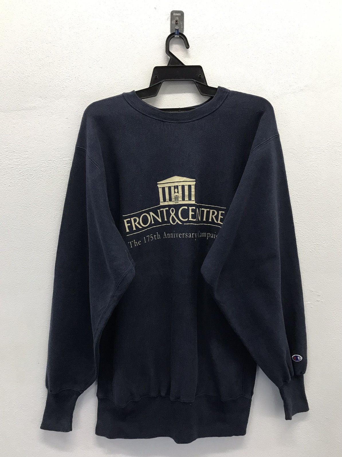 Champion × Vintage Vintage Champion Front&Centre Sweatshirt Size US XL / EU 56 / 4 - 1 Thumbnail