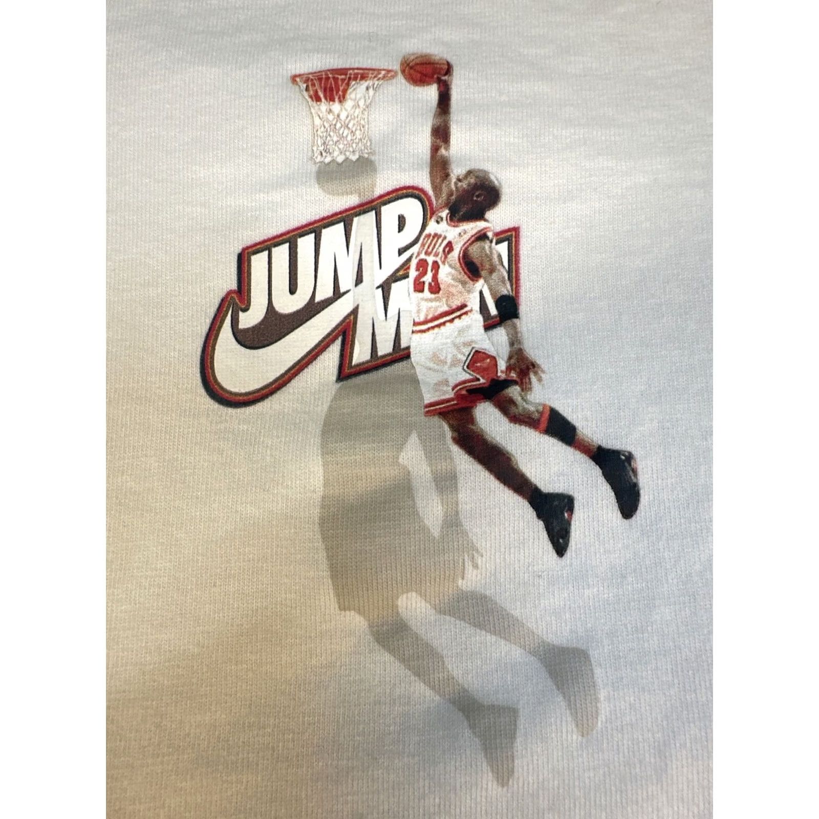 Jordan Brand Air Jordan Jumpman White Graphic T Shirt Mens XXL Short Sleeve L NBA Champs 98 Size US L / EU 52-54 / 3 - 4 Thumbnail