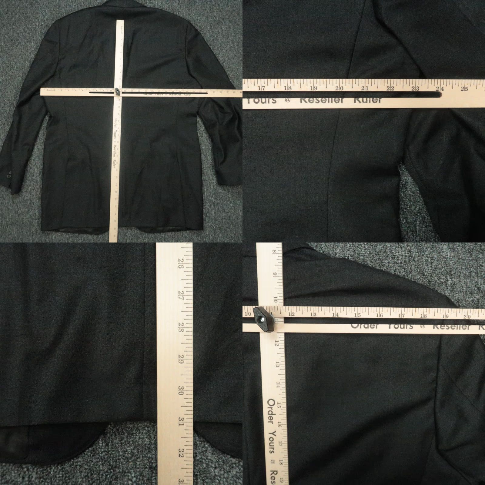Polo Ralph Lauren VINTAGE Polo Ralph Lauren Blazer Men 44L Gray Wool Sport Coat Jacket Italy Size US XXL / EU 58 / 5 - 9 Thumbnail