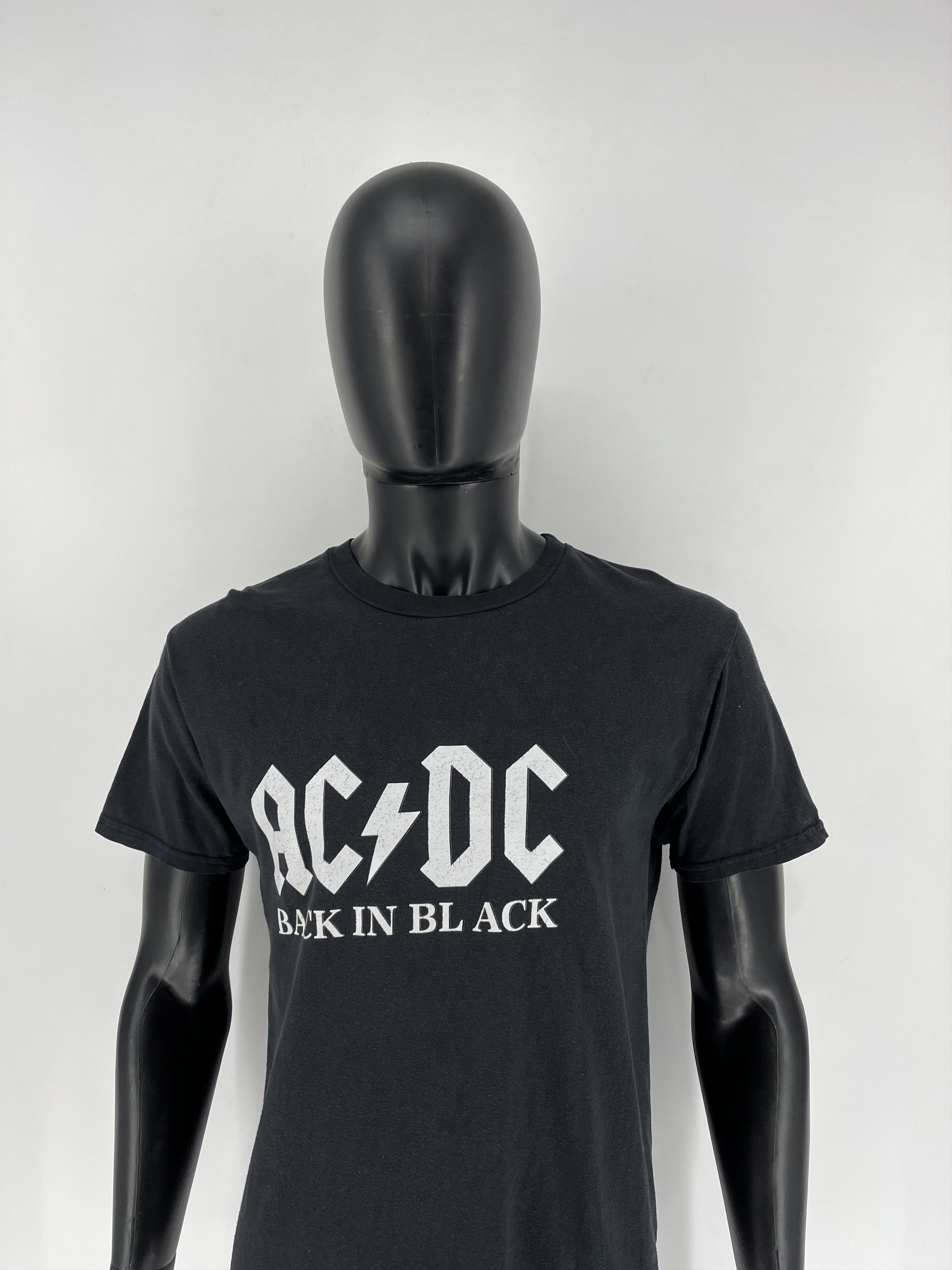 AC/DC Vintage Y2K AC/DC ACDC Black In Evrope Tour Big Logo Size US M / EU 48-50 / 2 - 4 Thumbnail