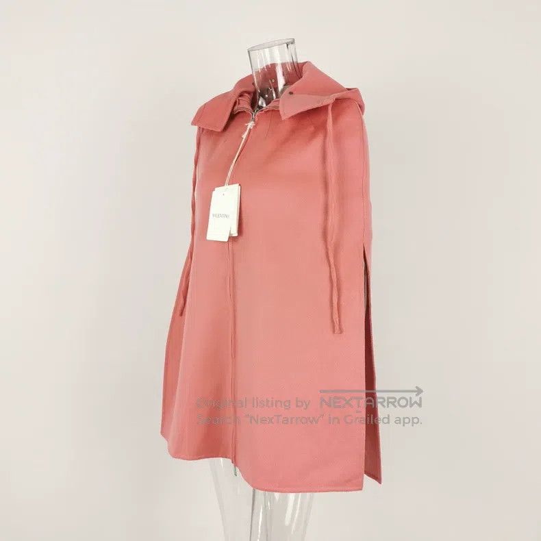 Valentino Valentino Wool solid color zip shawl cape Size XS / US 0-2 / IT 36-38 - 2 Thumbnail