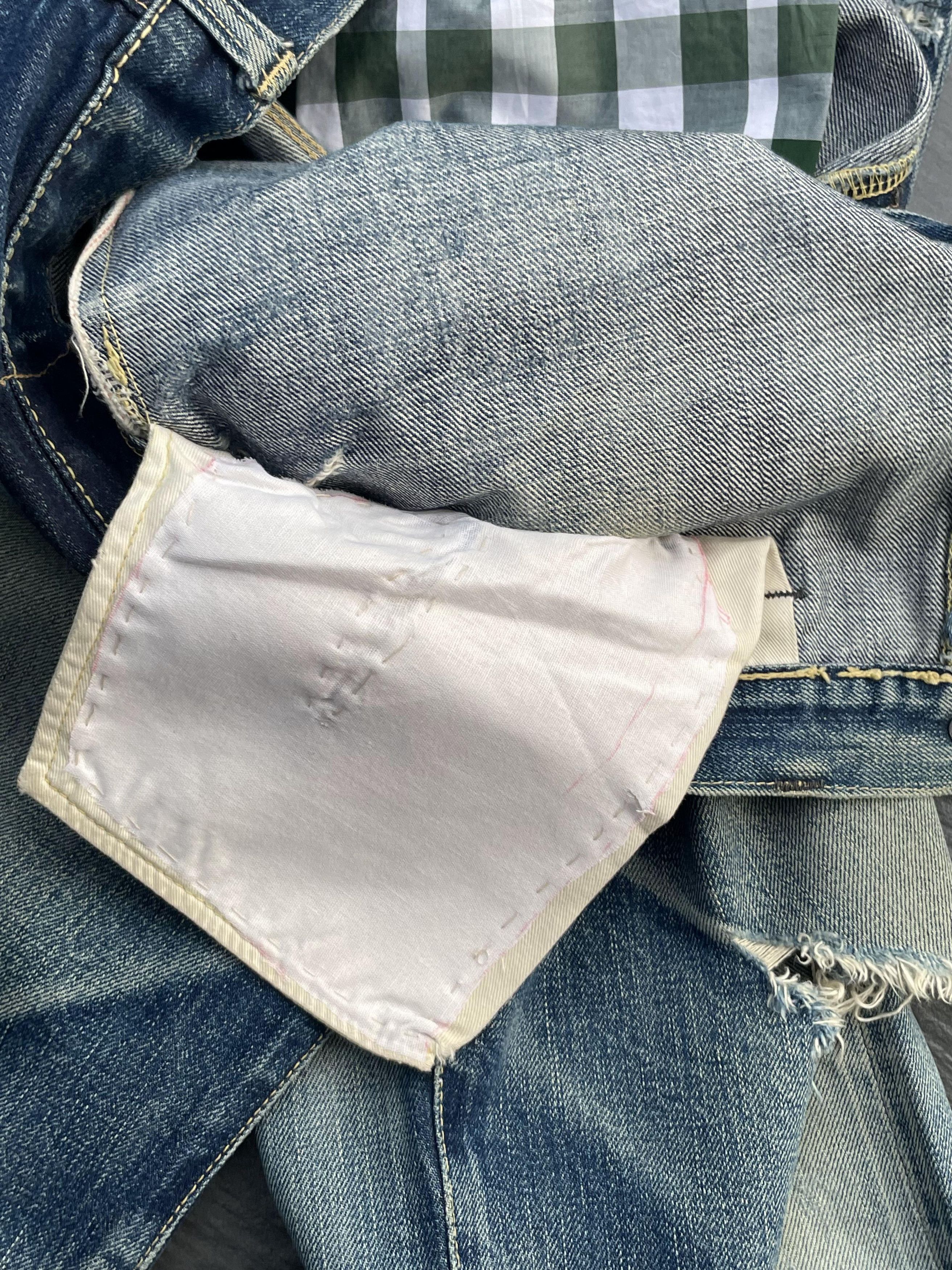 The Silver Stone Vintage Selvedge Silverstone Distresed Denim Size US 30 / EU 46 - 18 Thumbnail