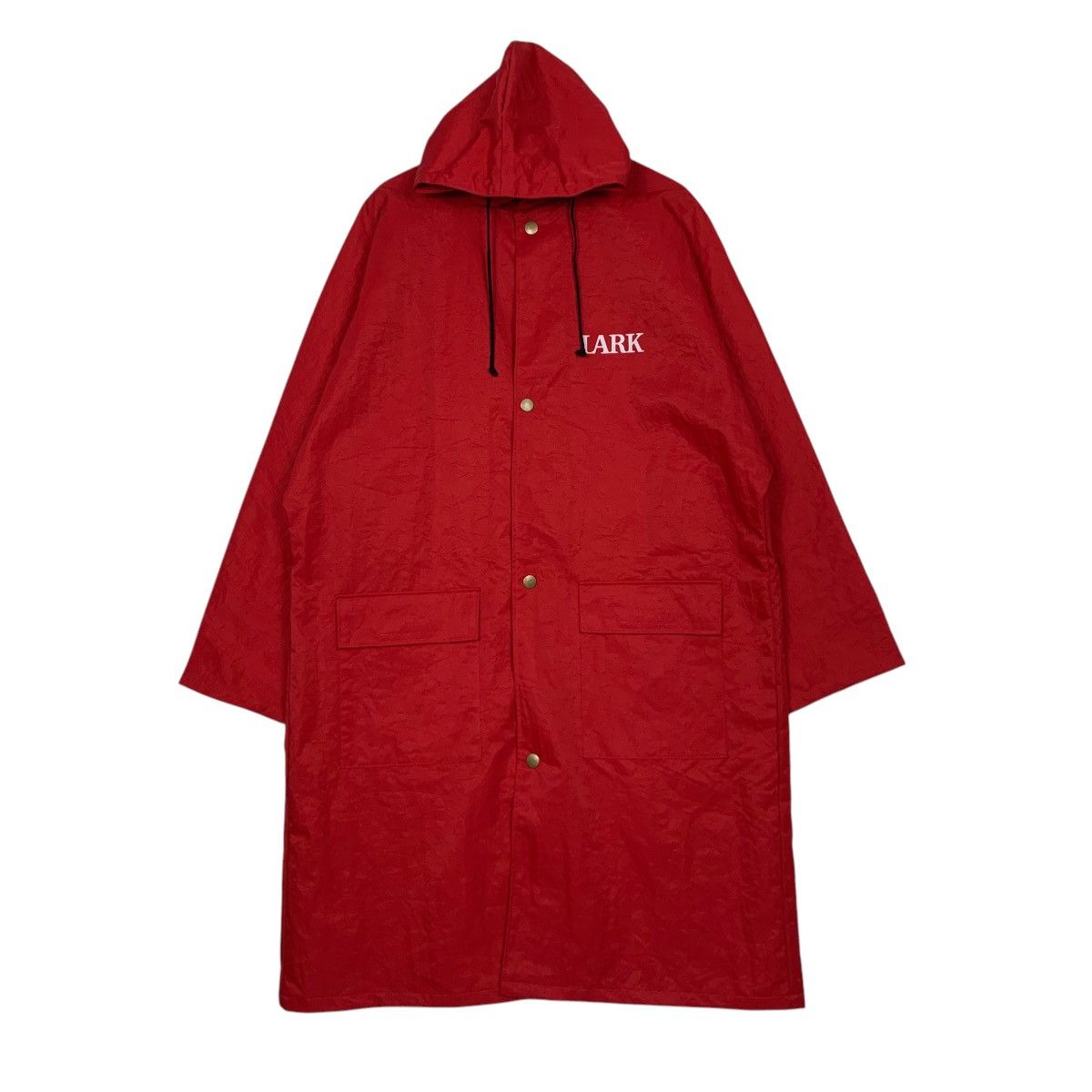 Vintage LARK Skiing Big Logo Hooded Raincoat Jacket #2712-C122 Size US XXL / EU 58 / 5 - 4 Thumbnail