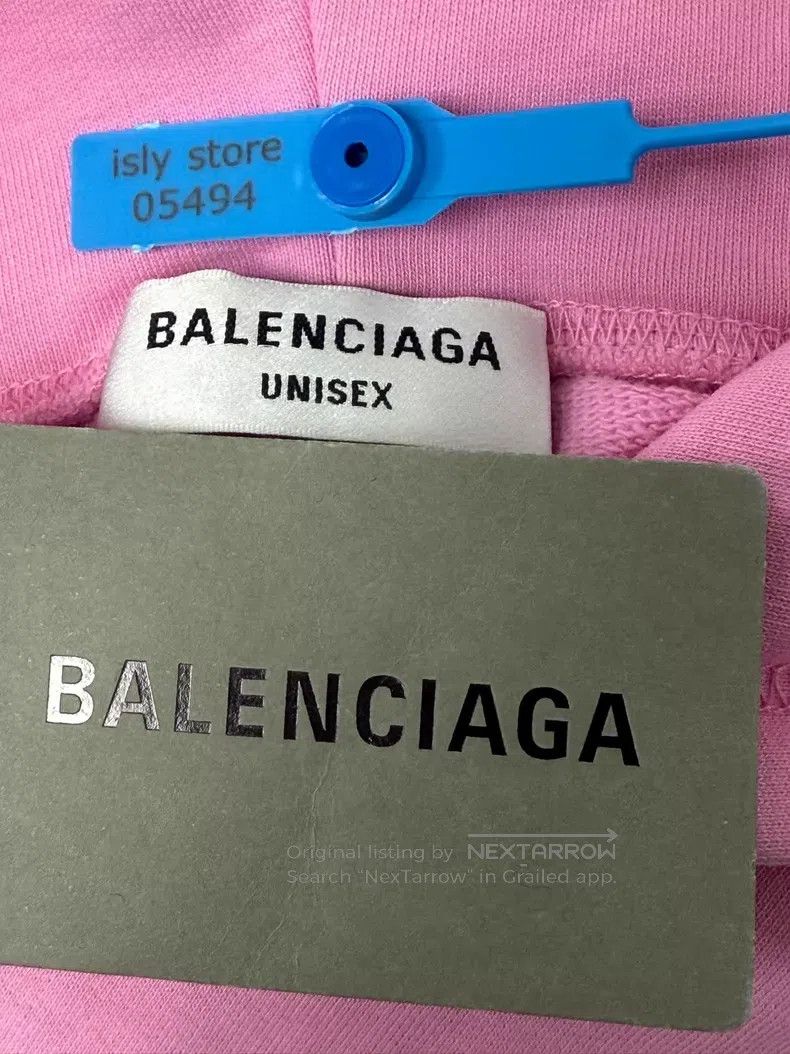 Balenciaga Balenciaga Logo plain color long-sleeve hooded sweatshirt Size US M / EU 48-50 / 2 - 5 Thumbnail