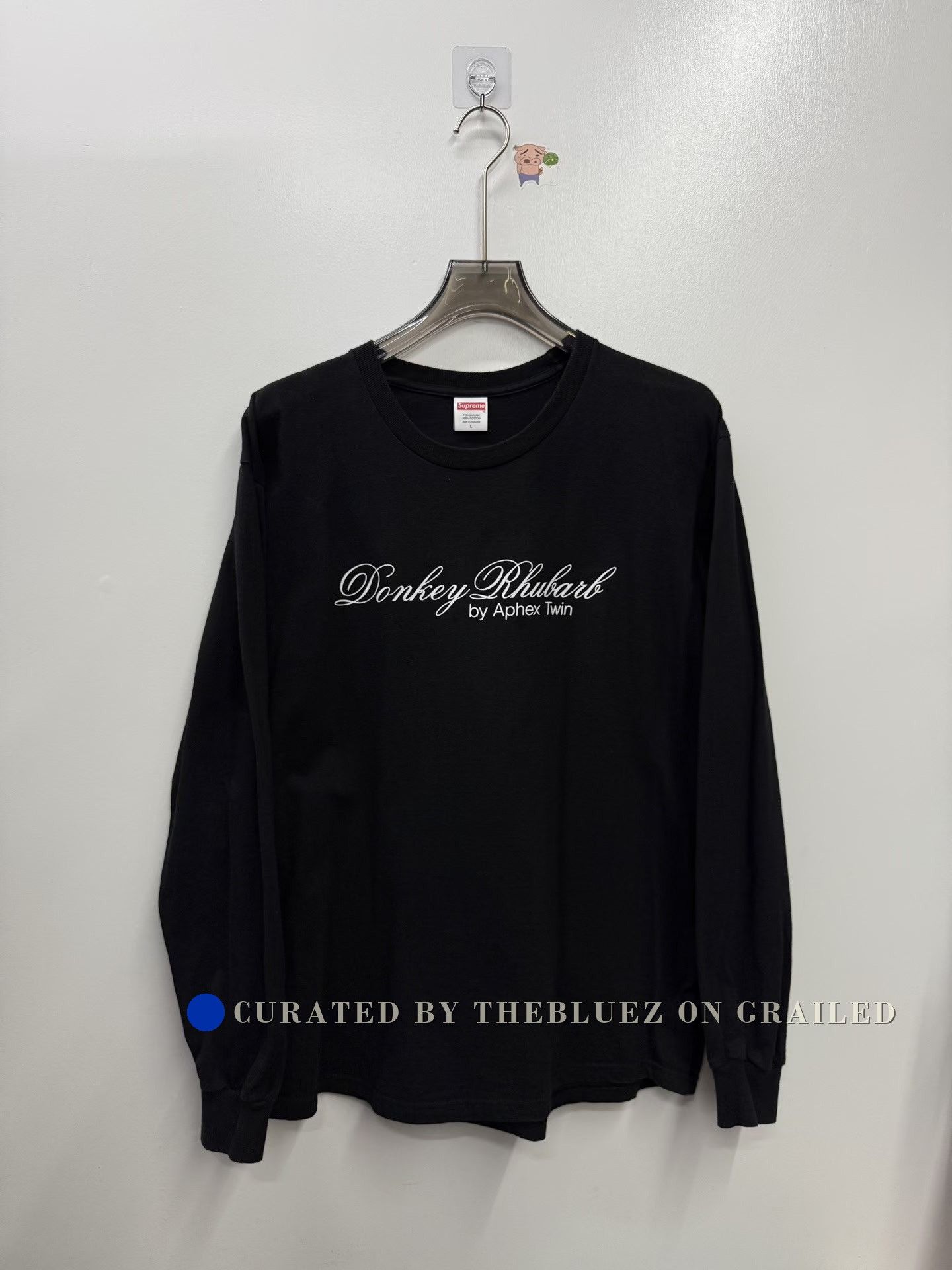 Supreme Supreme x Aphex Twin Bear Long-Sleeve Tee Size US L / EU 52-54 / 3 - 1 Thumbnail