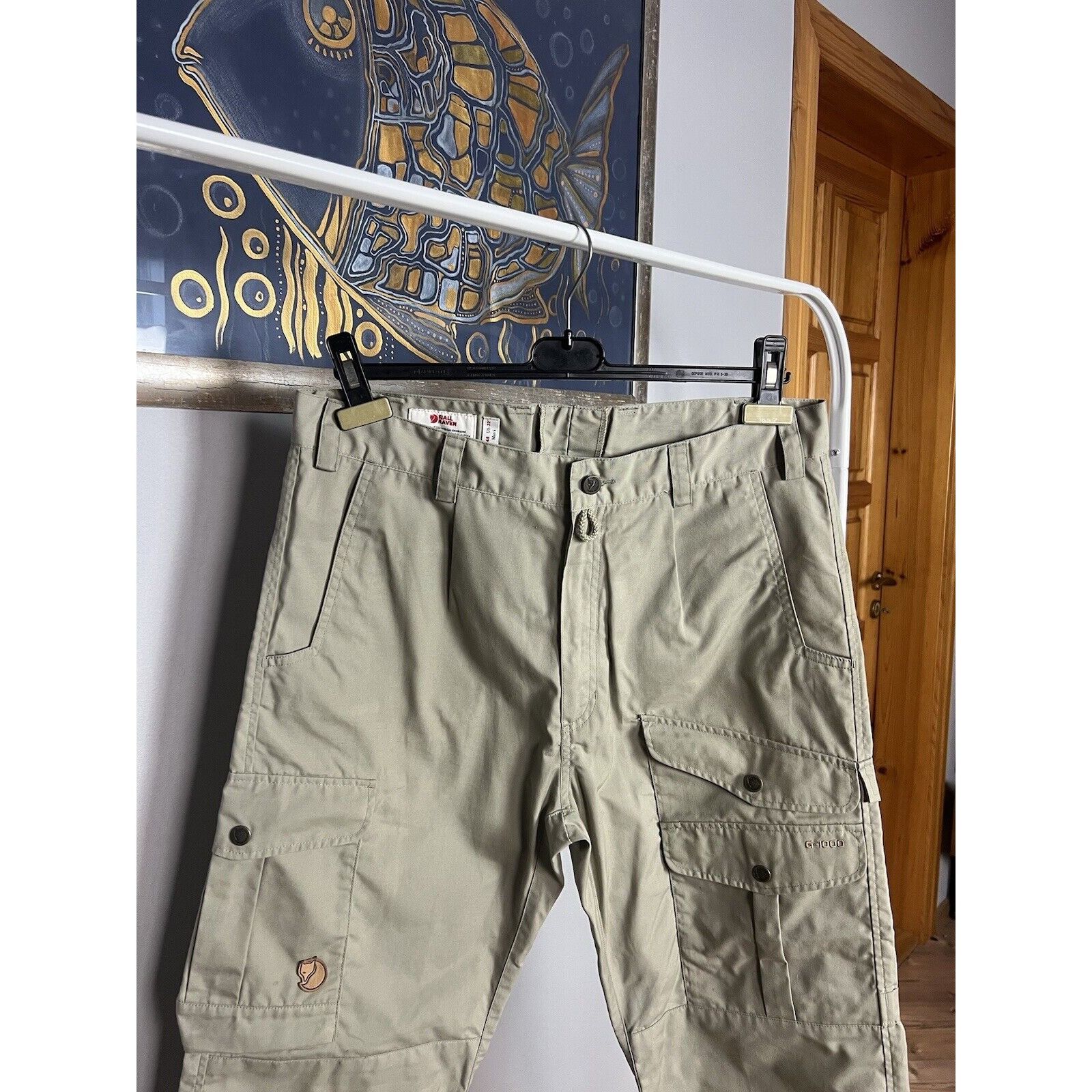 Fjallraven Fjallraven Iceland Beige G-1000 Multipocket Cargo Hiking Pan Size US 32 / EU 48 - 4 Thumbnail