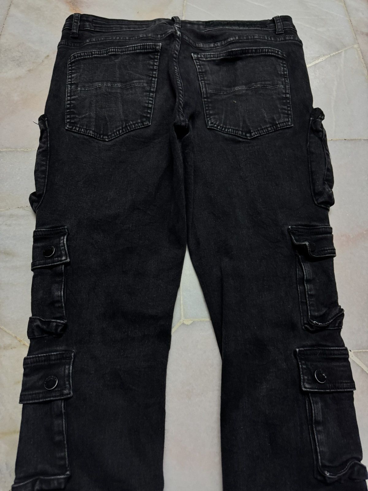 Japanese Brand LE GRANDE BLEU IFSIXWASNINE STYLE BY ROCKSTAR FLARE DENIM Size US 30 / EU 46 - 17 Thumbnail