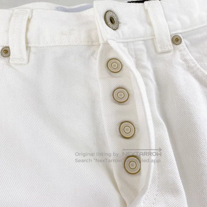 Loewe Loewe White denim shorts Size 25" / US 0 / IT 36 - 5 Thumbnail
