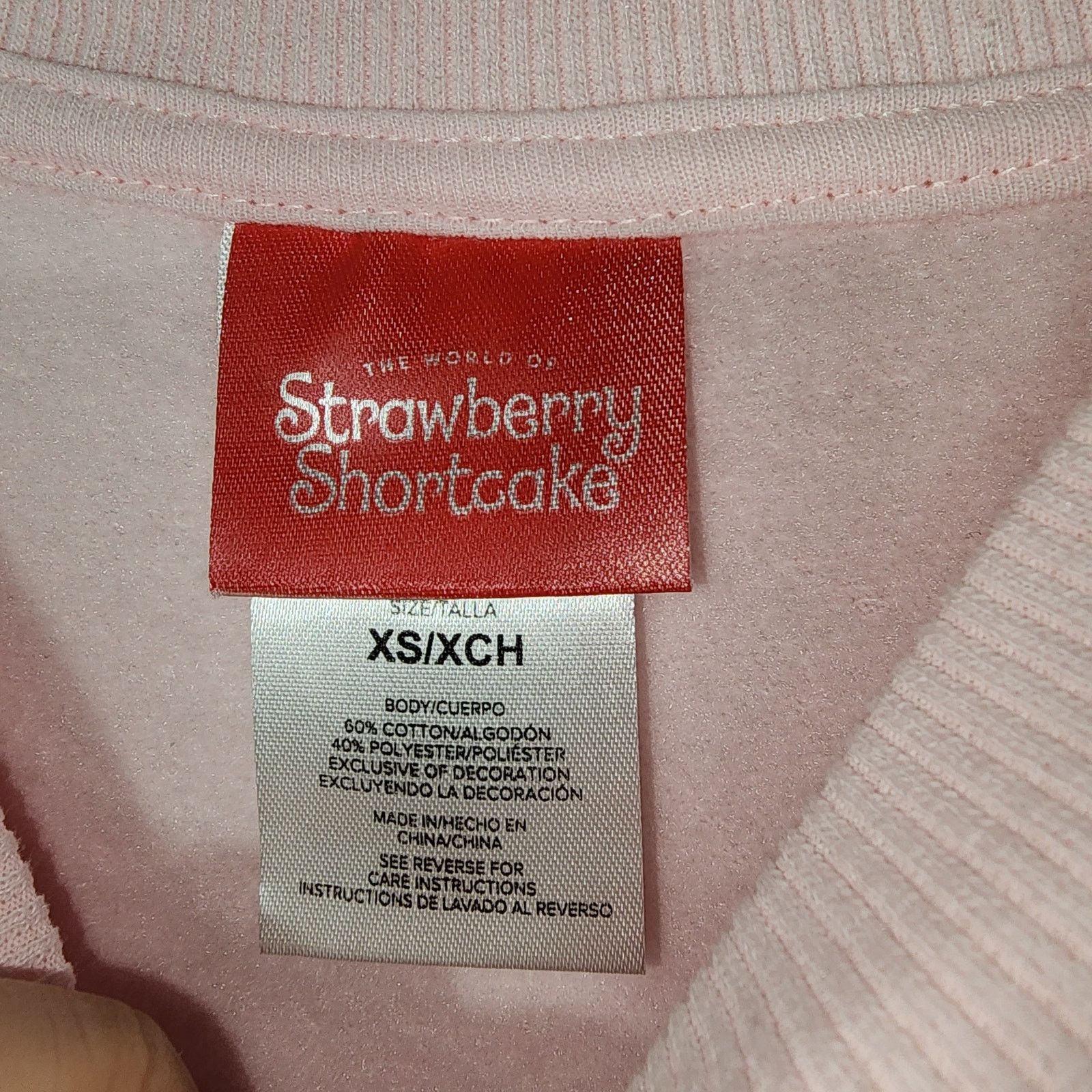 Other Strawberry shortcake pink sweatshirt women's size XS Size XS / US 0-2 / IT 36-38 - 3 Thumbnail