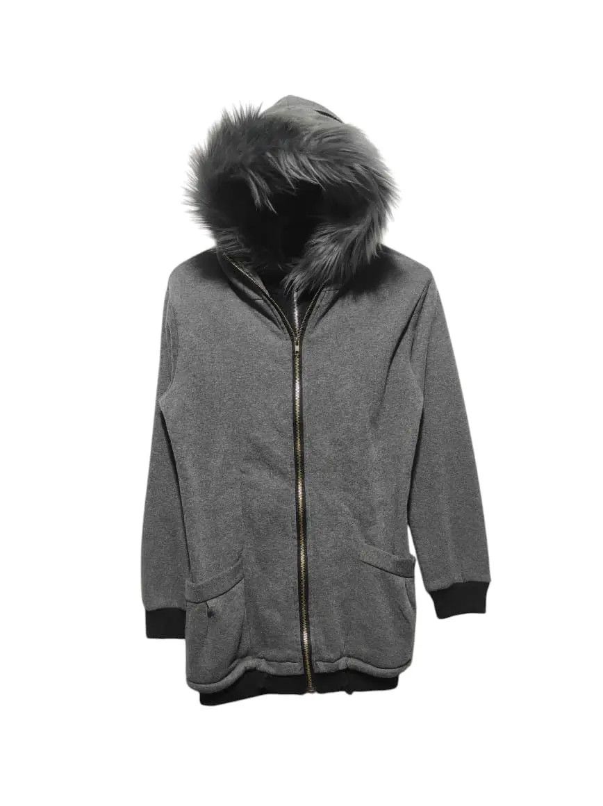 Japanese Brand Double Layer Grey Fur Hoodie if6was9 LGB style Size US S / EU 44-46 / 1 - 2 Thumbnail