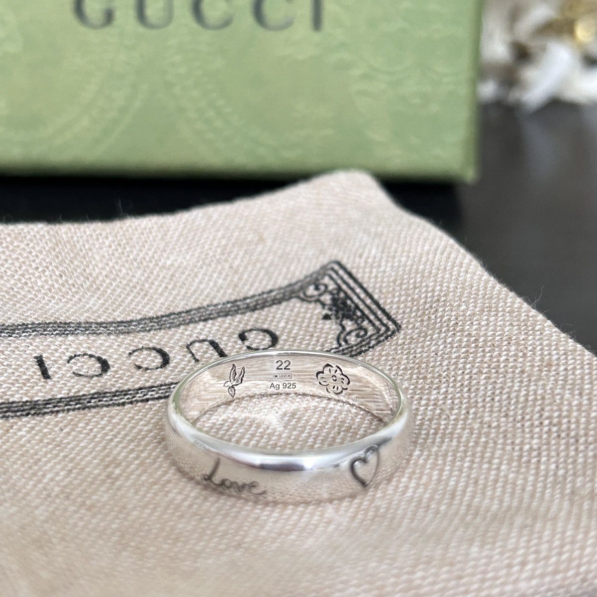 Gucci Gucci Blind For Love Ring - 10US Size ONE SIZE - 4 Thumbnail