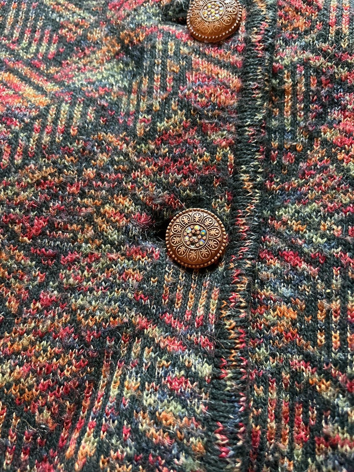 Missoni CRAZY VINTAGE ESCALIER MISSONI STYLED LONG WOOLLEN COAT Size US L / EU 52-54 / 3 - 5 Thumbnail