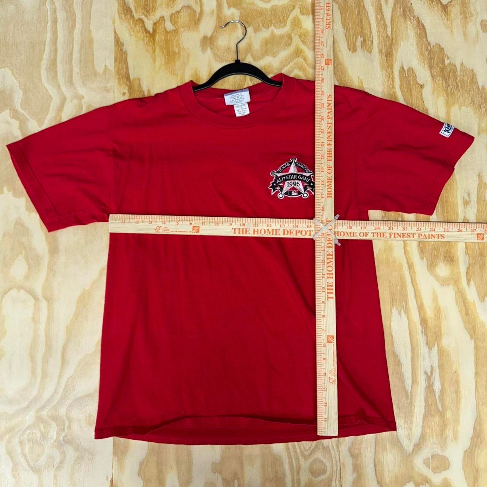 Lee Large - Vintage y2k texas rangers MLB all star game 1995 tee Size US L / EU 52-54 / 3 - 3 Thumbnail