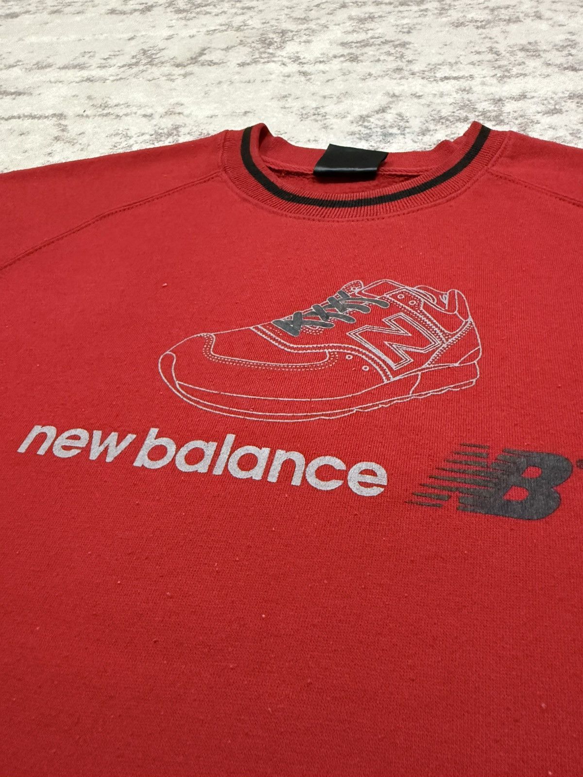 New Balance Vintage Y2K New Balance Biglogo Sweatshirt Size US S / EU 44-46 / 1 - 7 Thumbnail