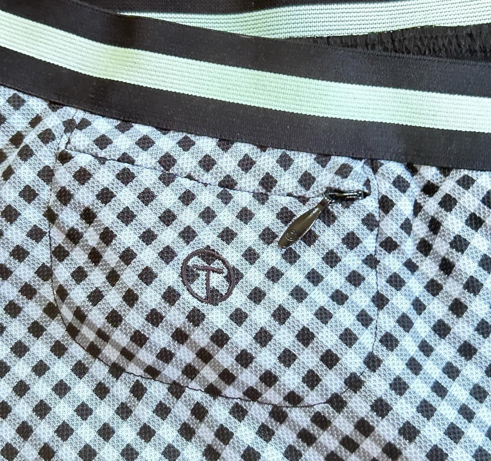 Other T By Talbots XL Plaid Black White Check Skirt Skort Shorts Size 40" / US 18 - 2 Thumbnail